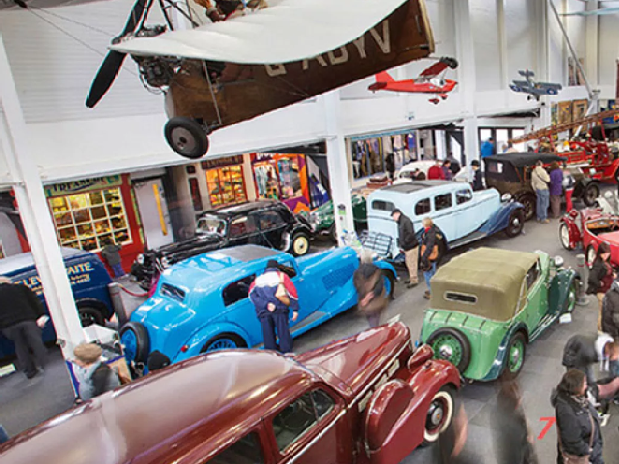 There are 30,000 vehicles inside the Lakeland motor museum