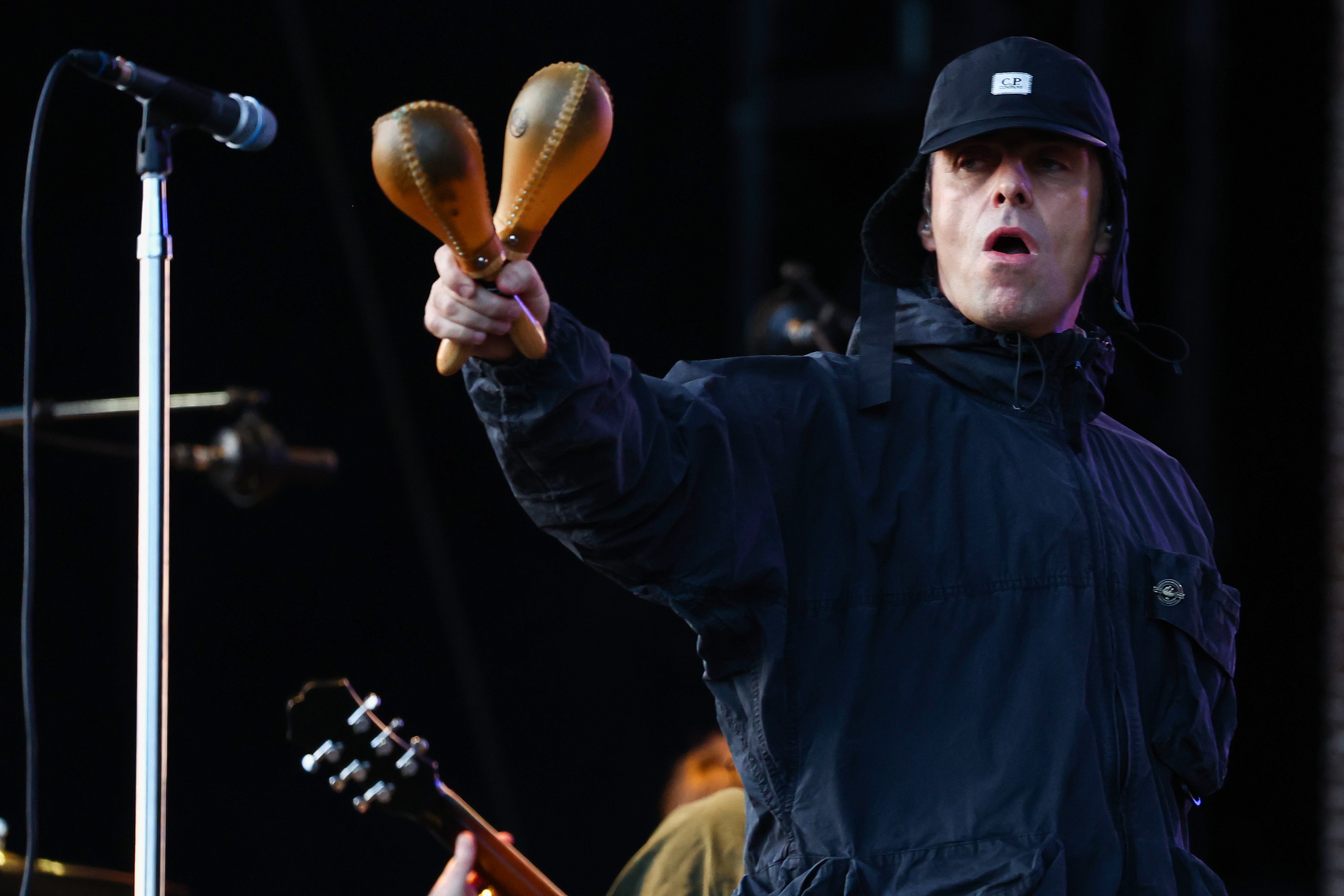 Liam Gallagher performing at TRNSMT Festival 2024