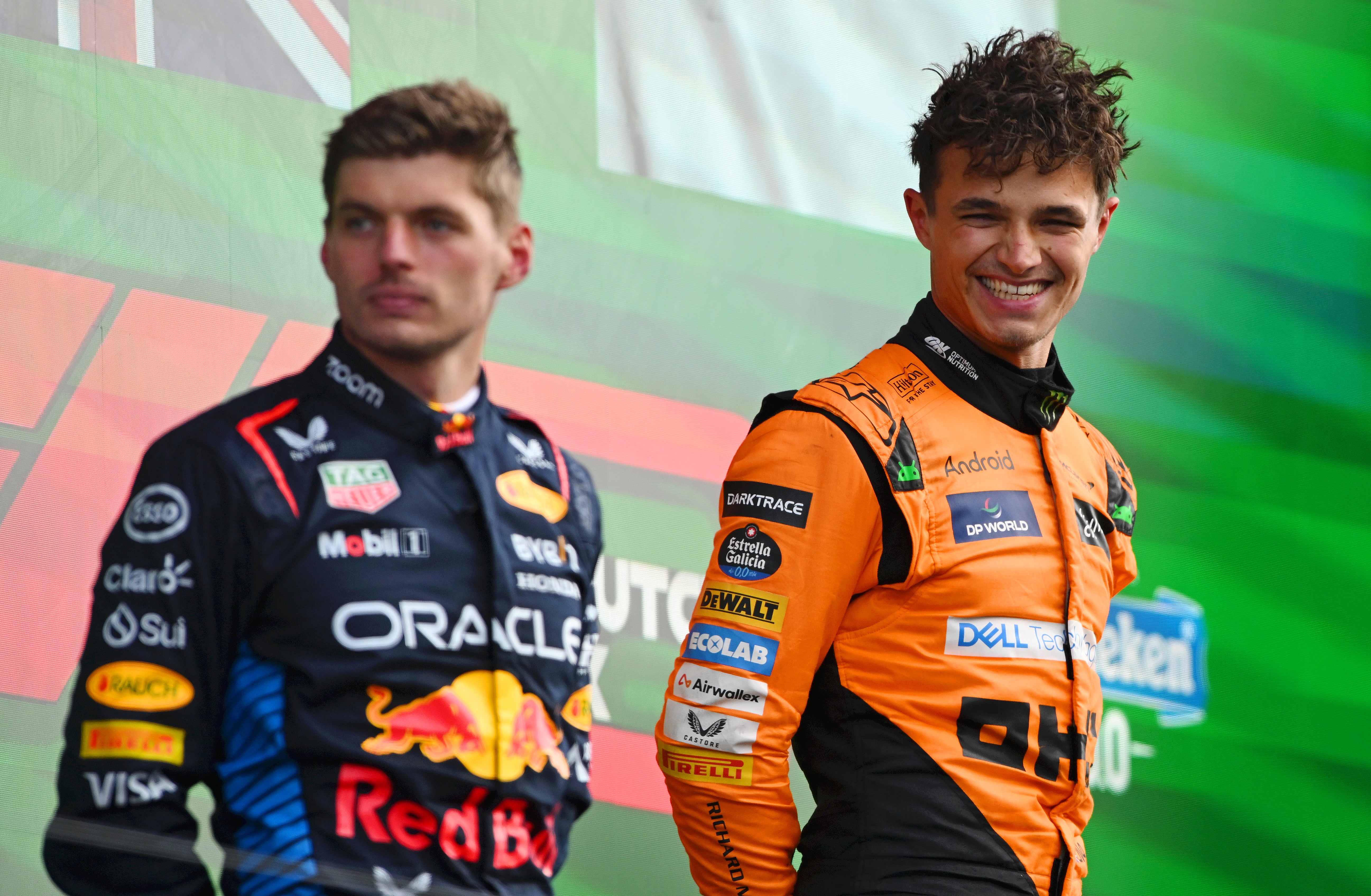 Lando Norris trails Max Verstappen by 70 points after his win at Zandvoort