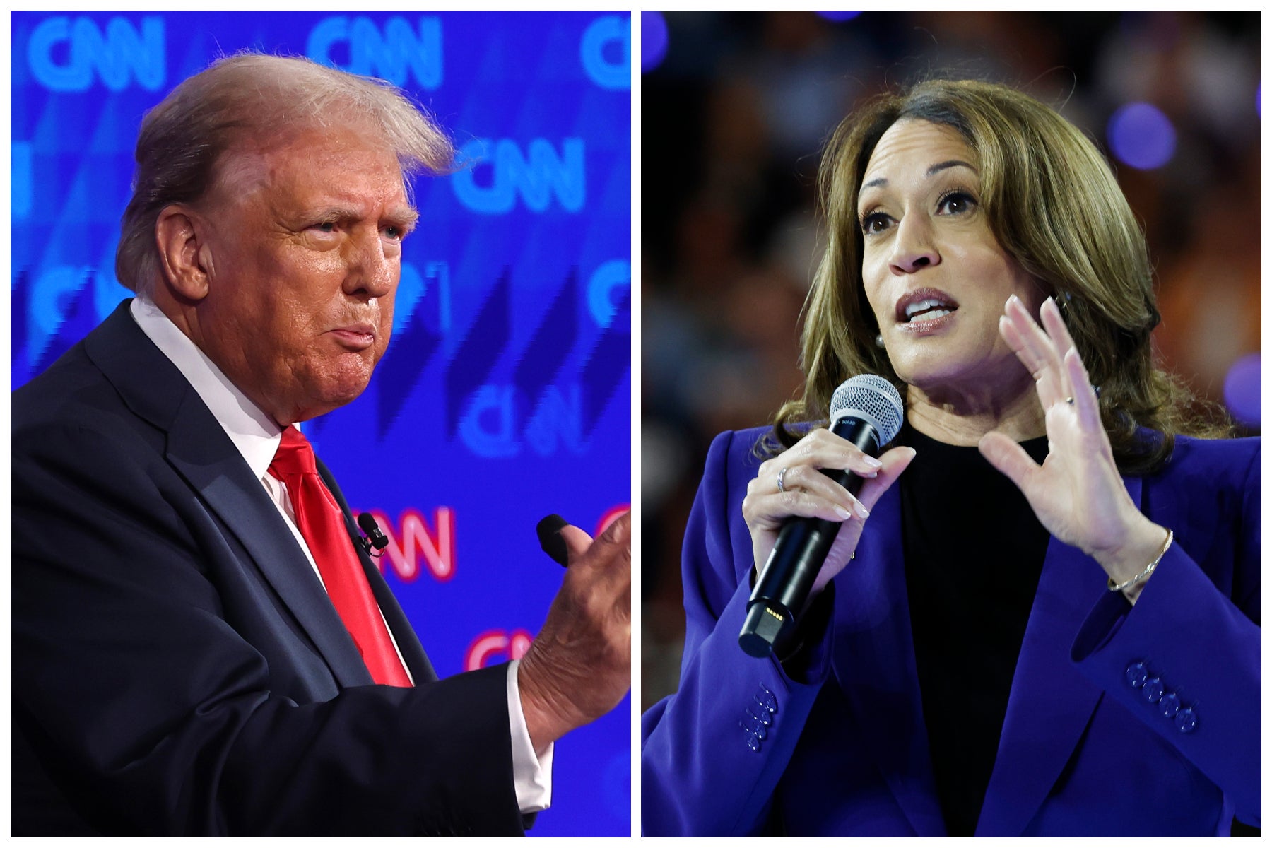 Donald Trump’s campaign is reportedly disagreeing with Kamala Harris’s campaign over having muted microphones during the presidential debate