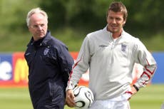 David Beckham reveals last words Sven-Goran Eriksson said to him