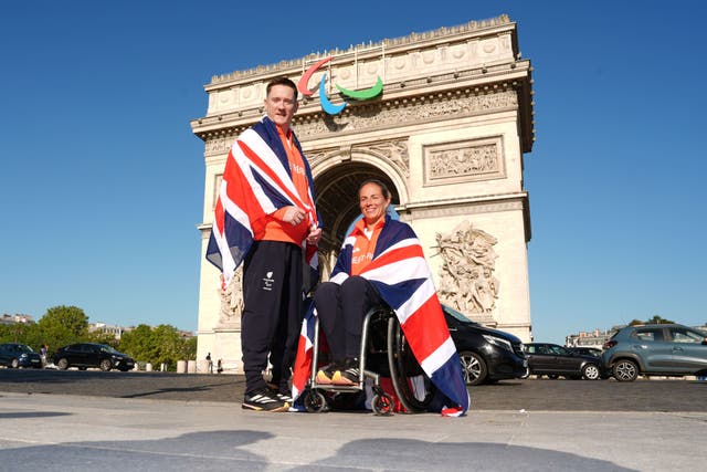 <p>Terry Bywater and Lucy Shuker will both be competing in Paris (Adam Davy/PA)</p>