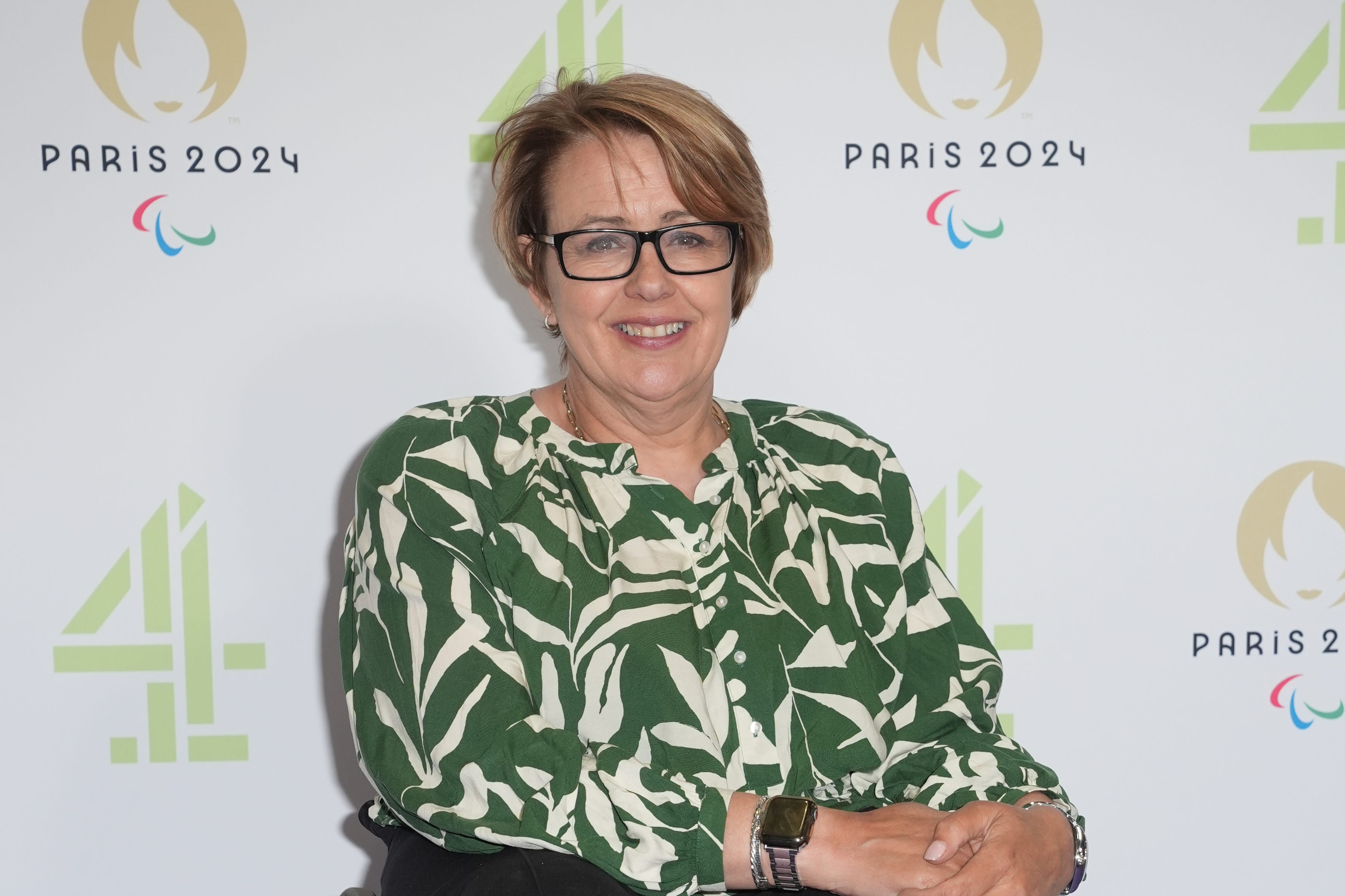 Tanni Grey-Thompson at a launch event for the Paris Paralympics