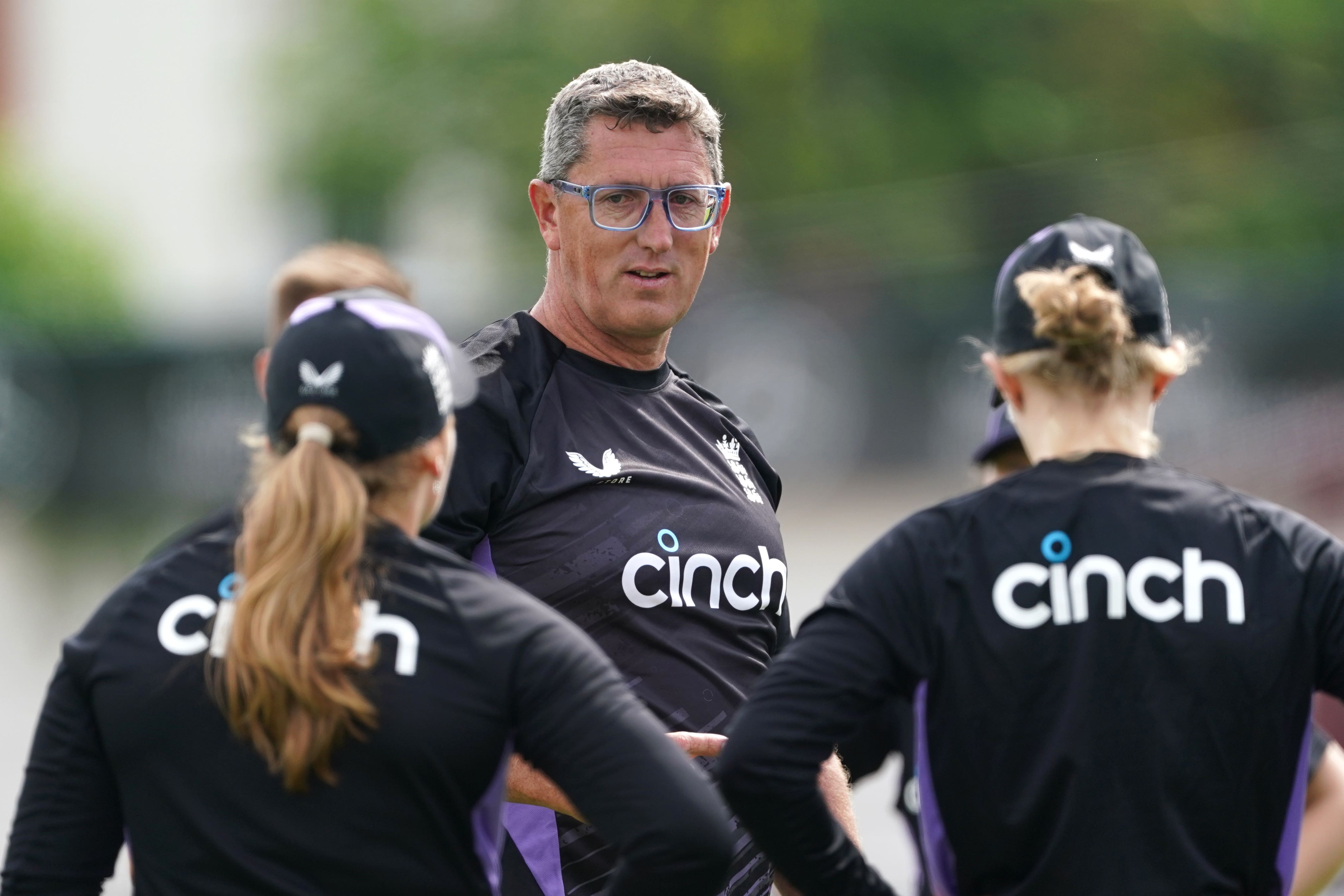 Head coach Jon Lewis will oversee a 15-strong England squad at the Women’s T20 World Cup (Joe Giddens/PA)