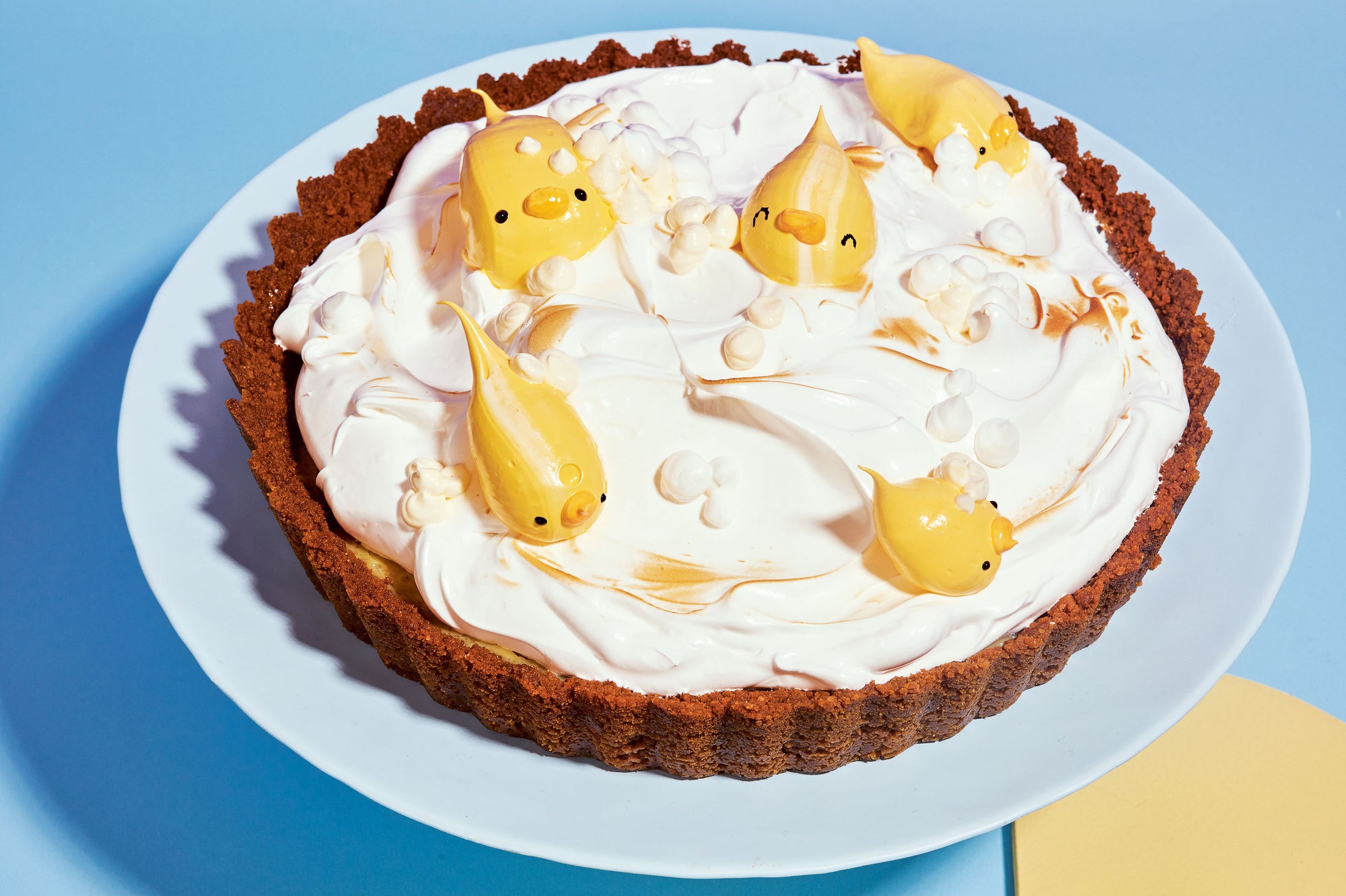 Former Bake Off finalist Kim-Joy gives this classic recipe a twist with duck-themed decorations