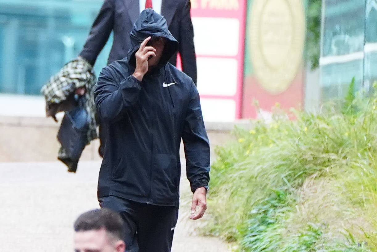 Curtis Warren, 61, arrives at Liverpool Crown Court, where he has been given a 14-month jail term, suspended for 18 months, after he pleaded guilty to six charges of failing to comply with a serious crime prevention order (Peter Byrne/PA)