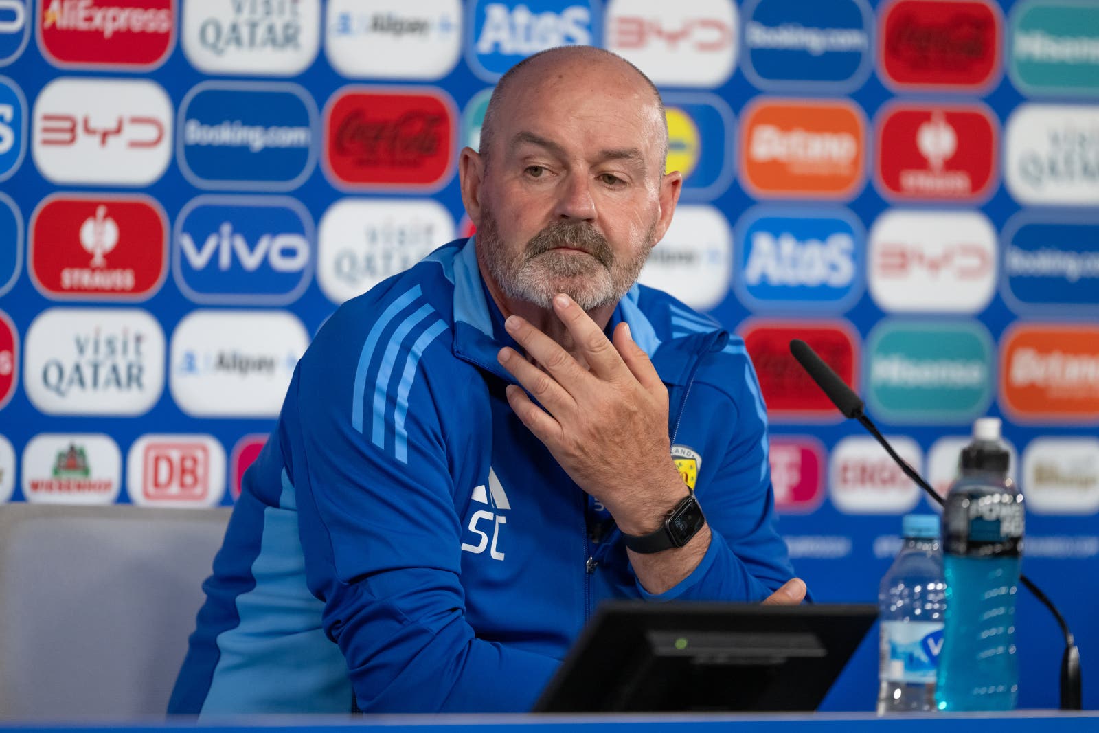 Steve Clarke was criticised after Scotland’s Euro 2024 exit (PA)