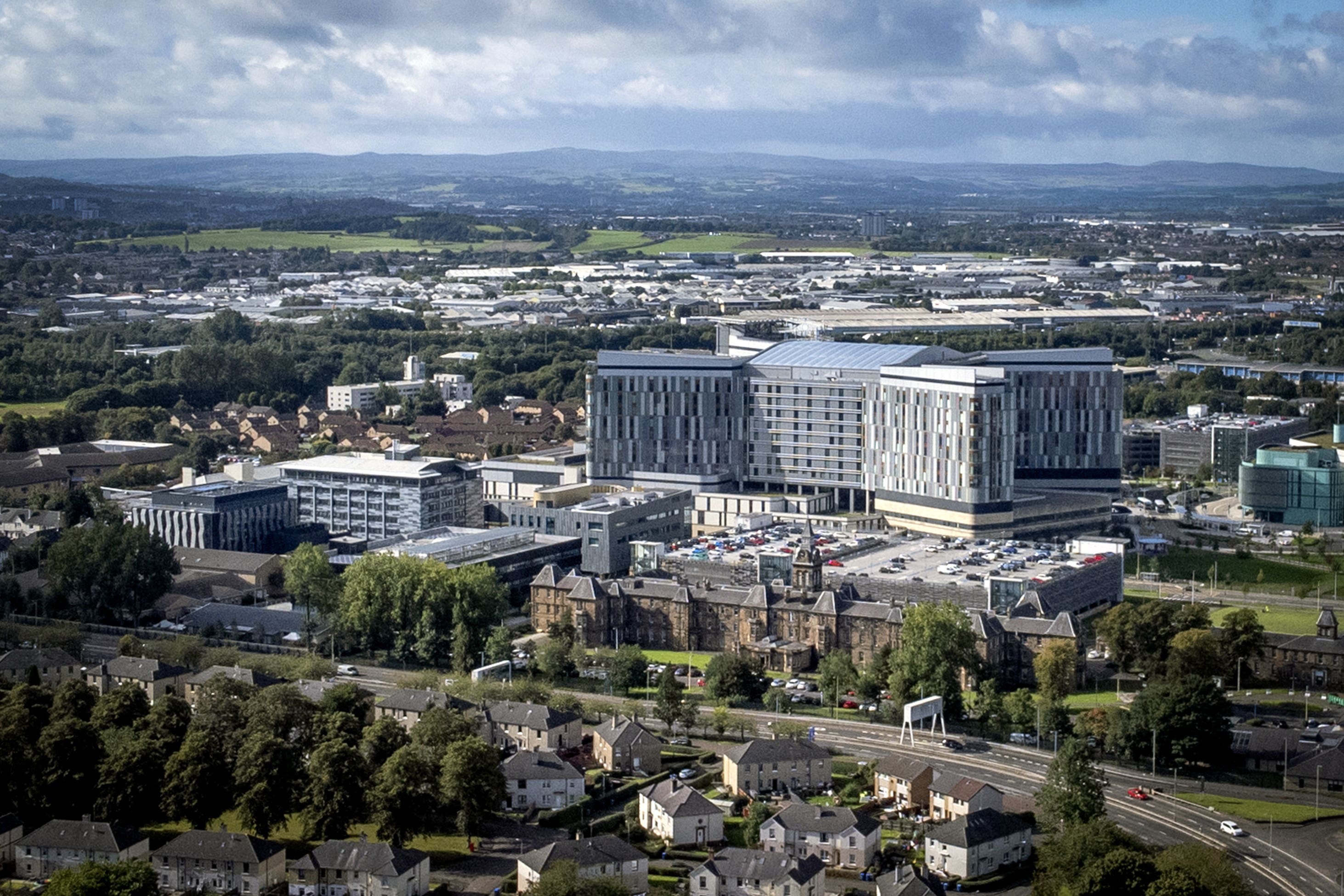 The inquiry is looking at the Queen Elizabeth University Hospital campus (Jane Barlow/PA)