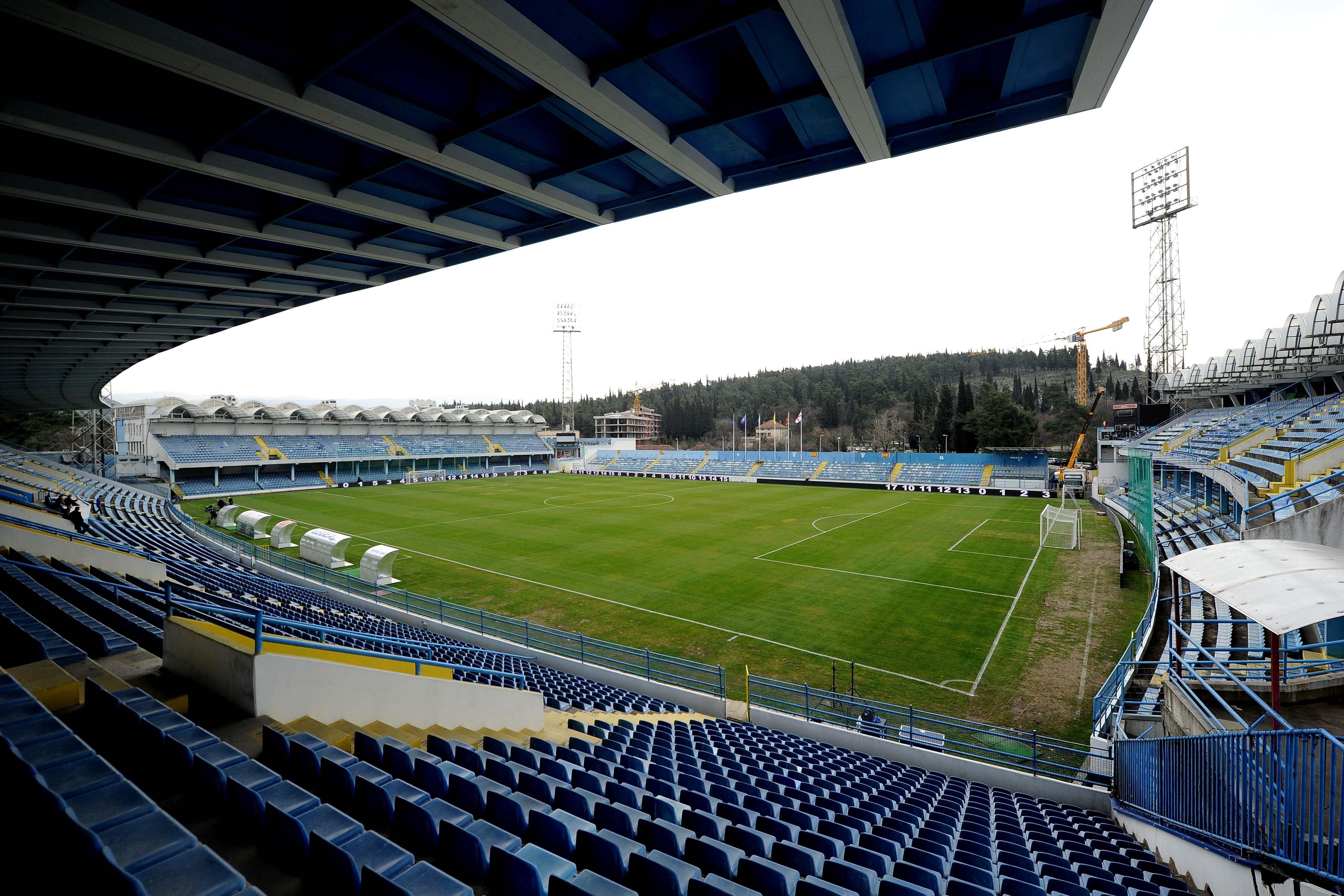 Podgorica’s National Stadium pitch was deemed unplayable by UEFA for Wales’ Nations League visit next month (Owen Humphreys/PA)