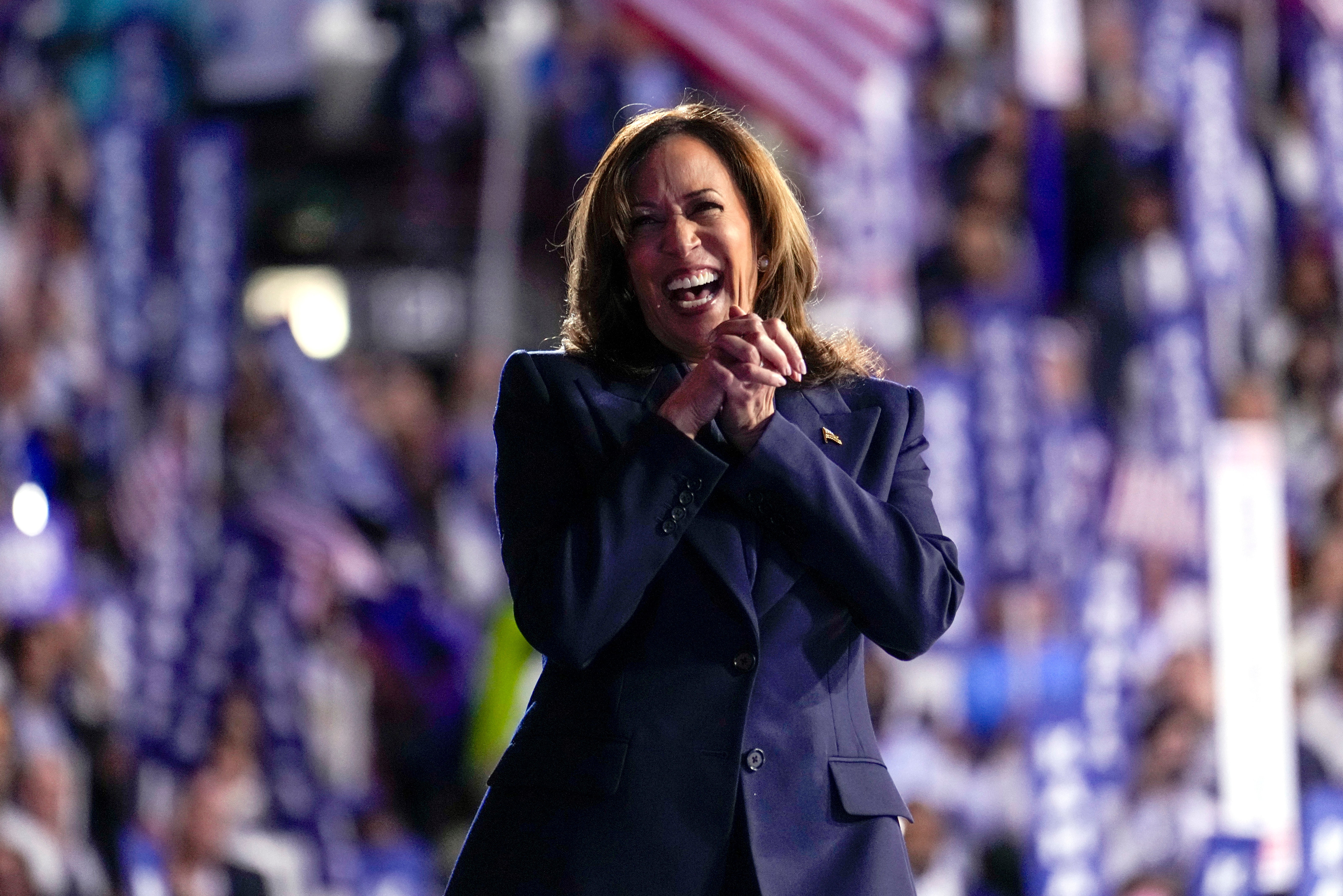 Kamala Harris accepts the Democratic nomination for president on August 22 in Chicago, where she said support for middle class Americans will be a ‘defining goal’ of her presidency if elected.