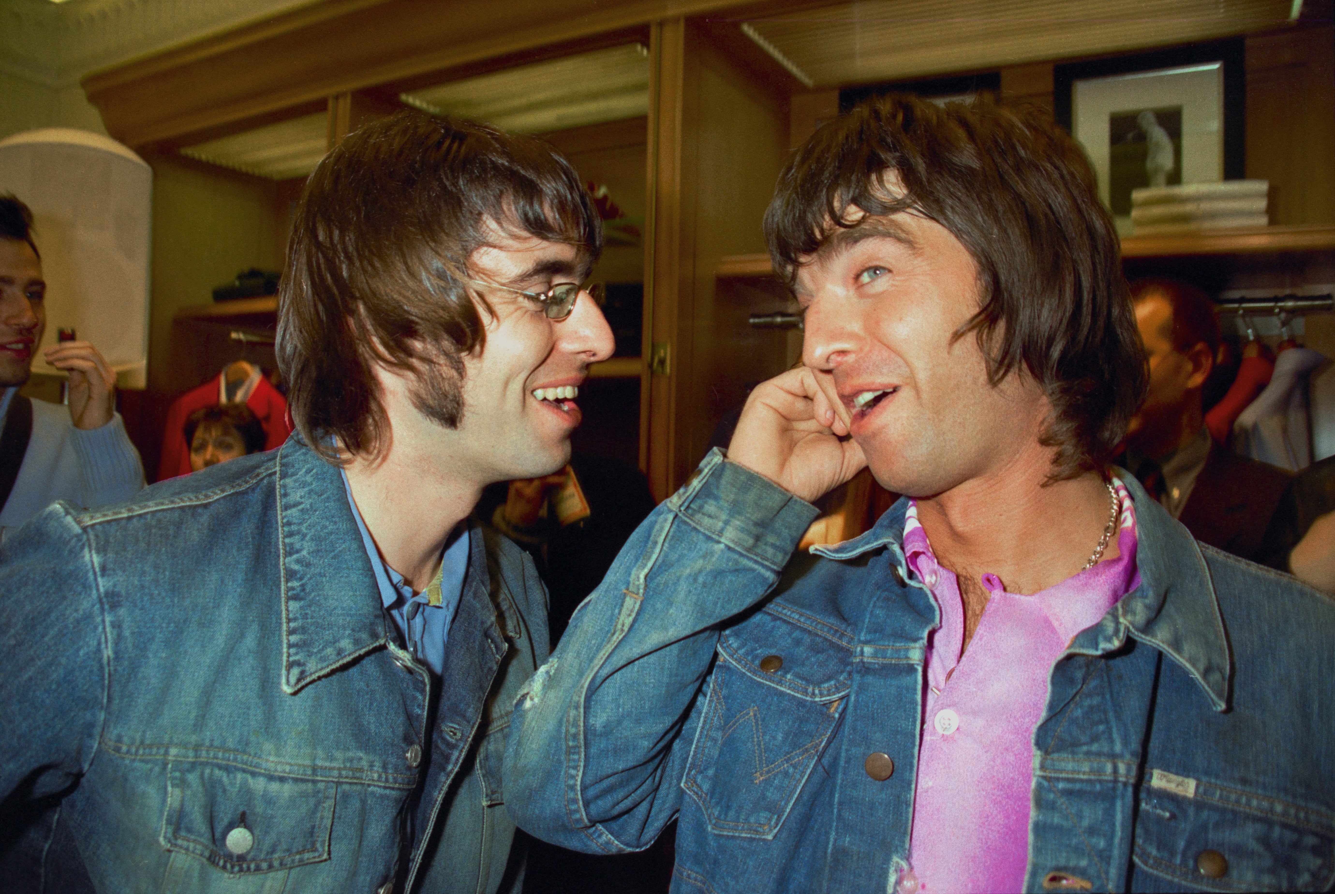 Liam and Noel Gallagher were regulars on the party scene in the Nineties