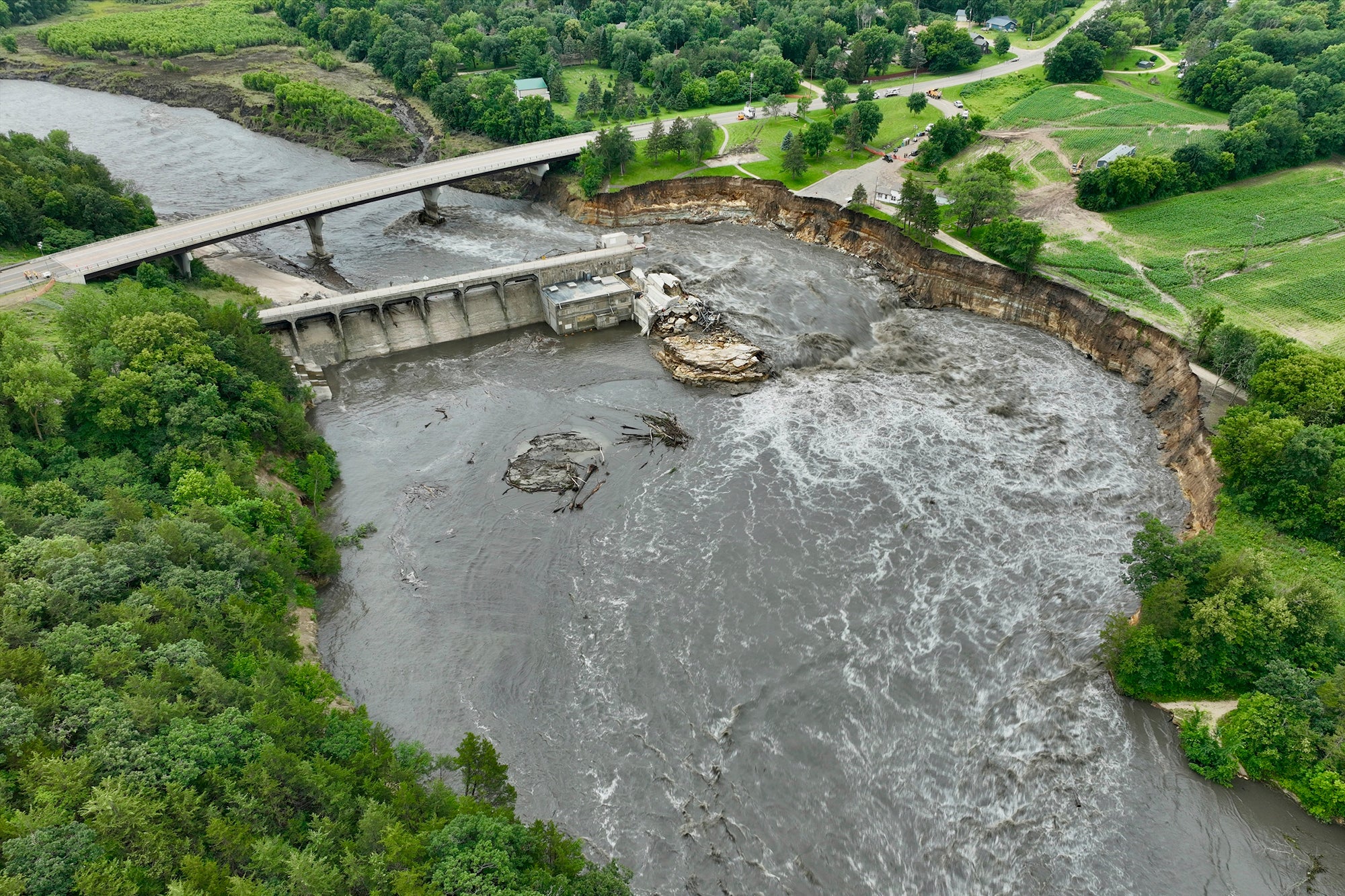 Severe Weather Minnesota Dam