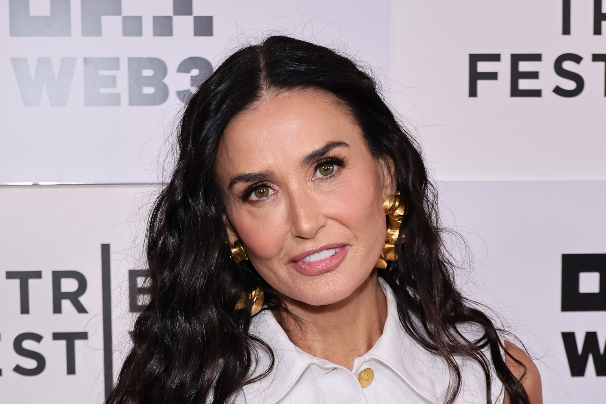 Demi Moore pictured in June 2024