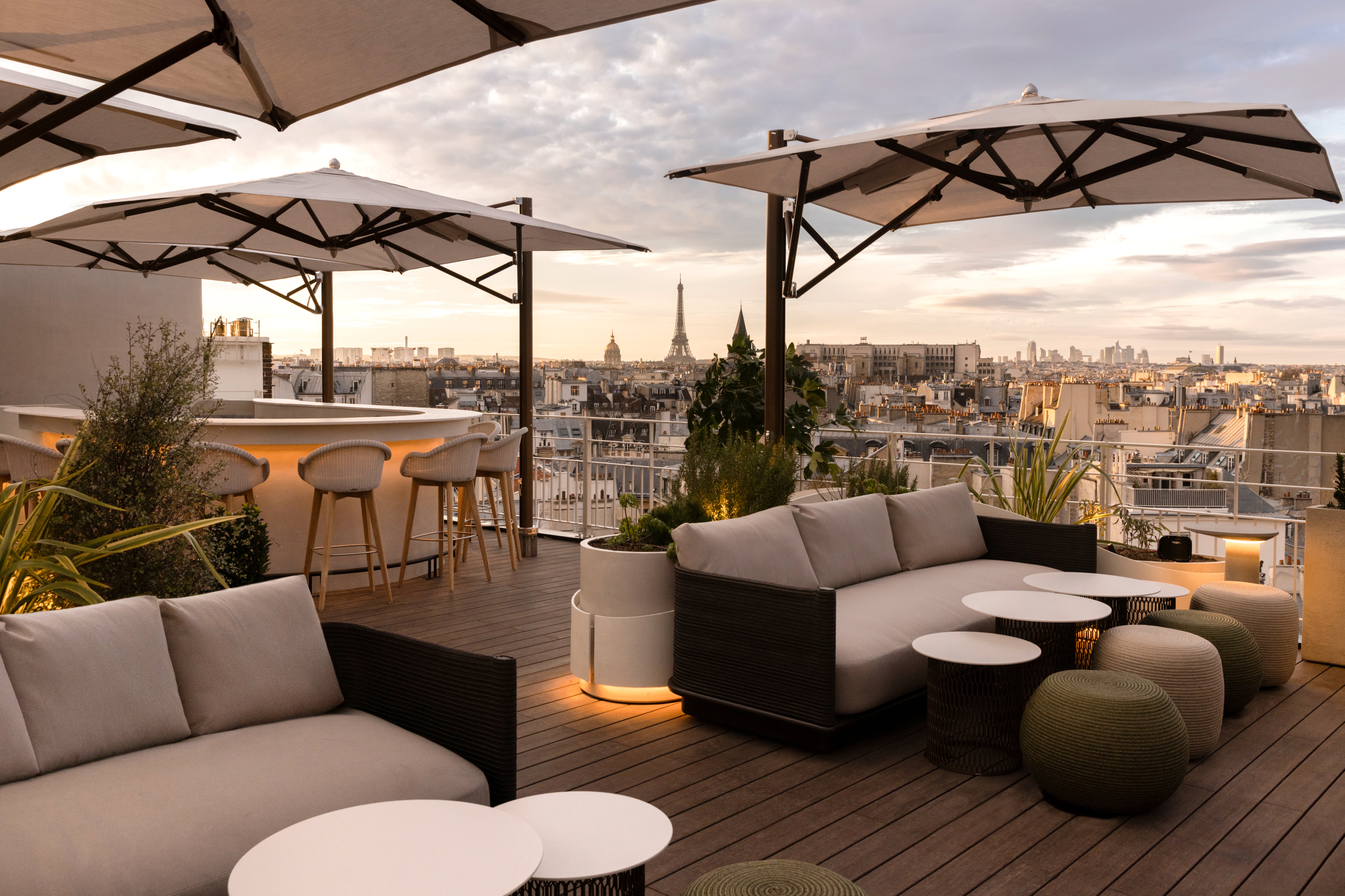 Dame des Arts’ rooftop provides some of the most picturesque views of Parisian architecture