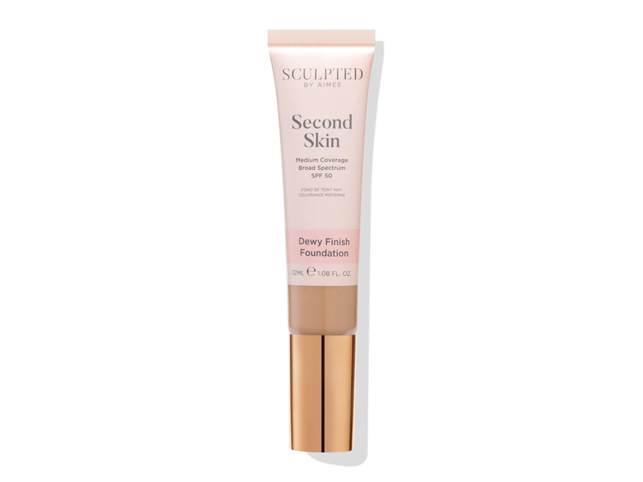 Best foundation for dry skin indybest review Sculpted by Aimee second skin dewy foundation SPF50