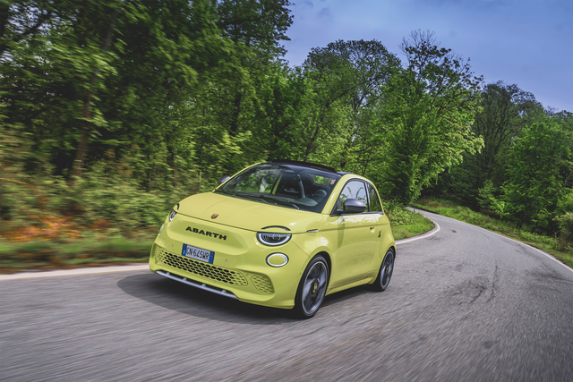 <p>The Abarth 500e has been test-driven by experts </p>