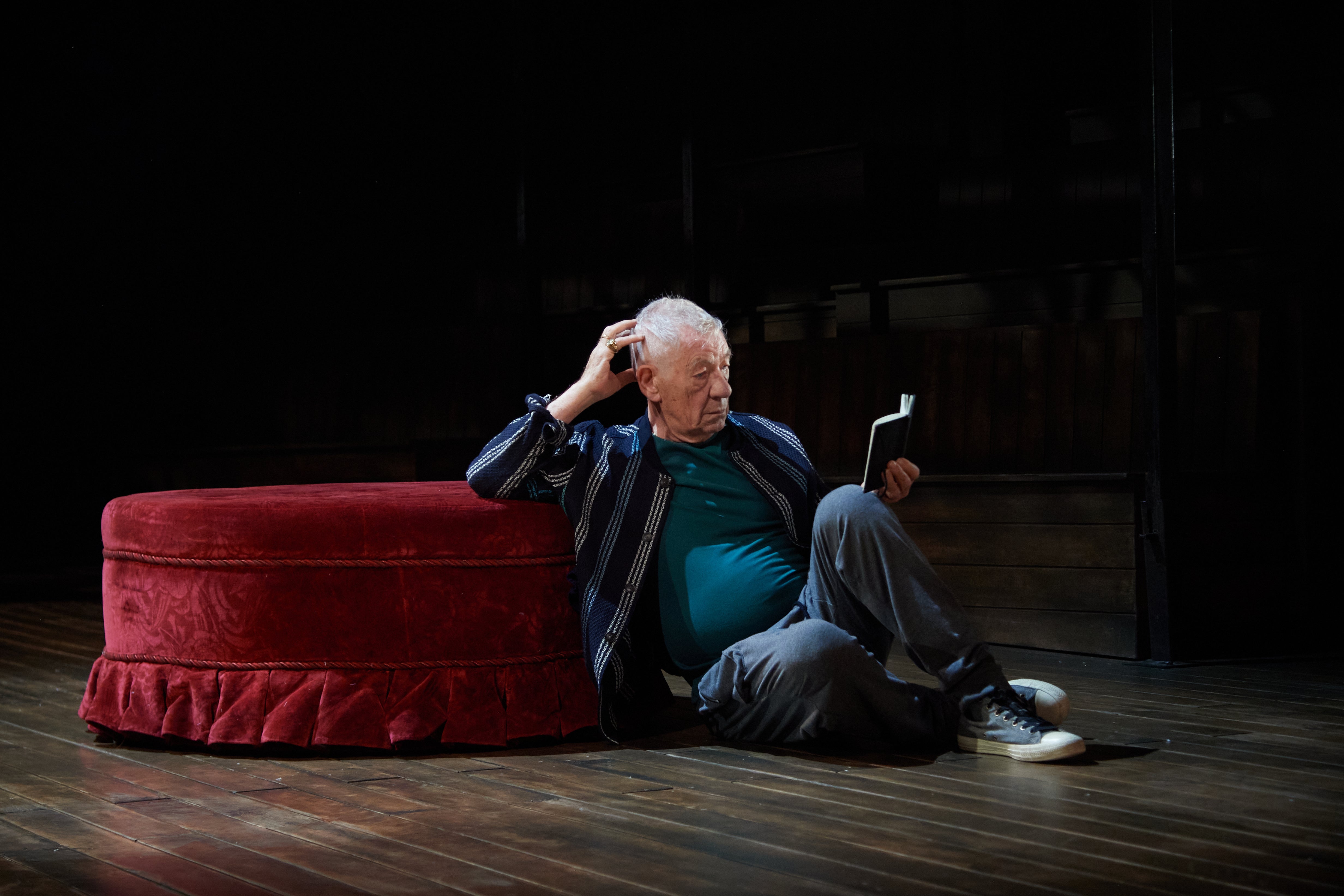 Ian McKellen attends a photocall for ‘Hamlet’ at Theatre Royal, Windsor, in 2021