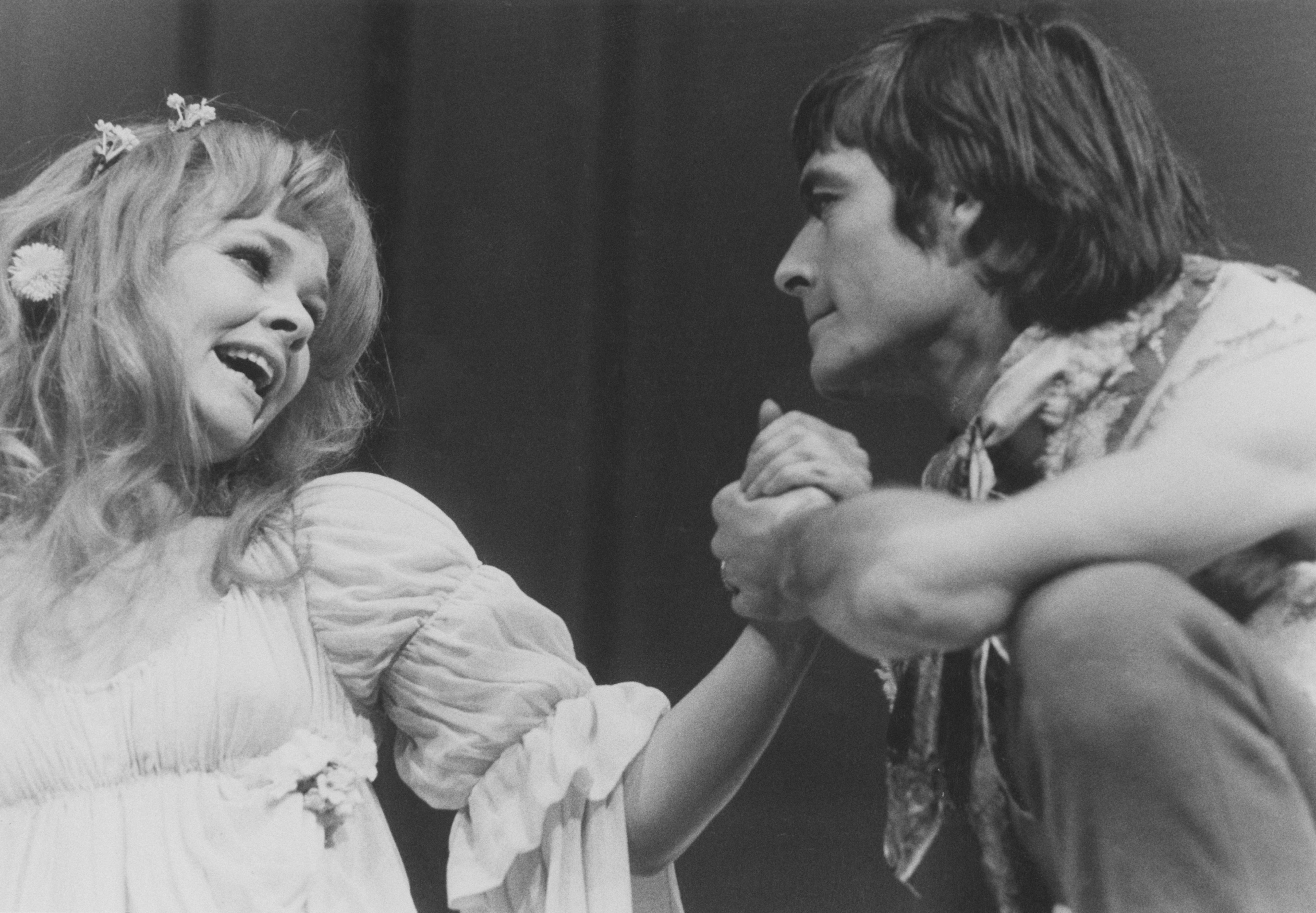 Judi Dench as Perdita and David Bailie as Florizel in a Royal Shakespeare Company production of ‘The Winter’s Tale’