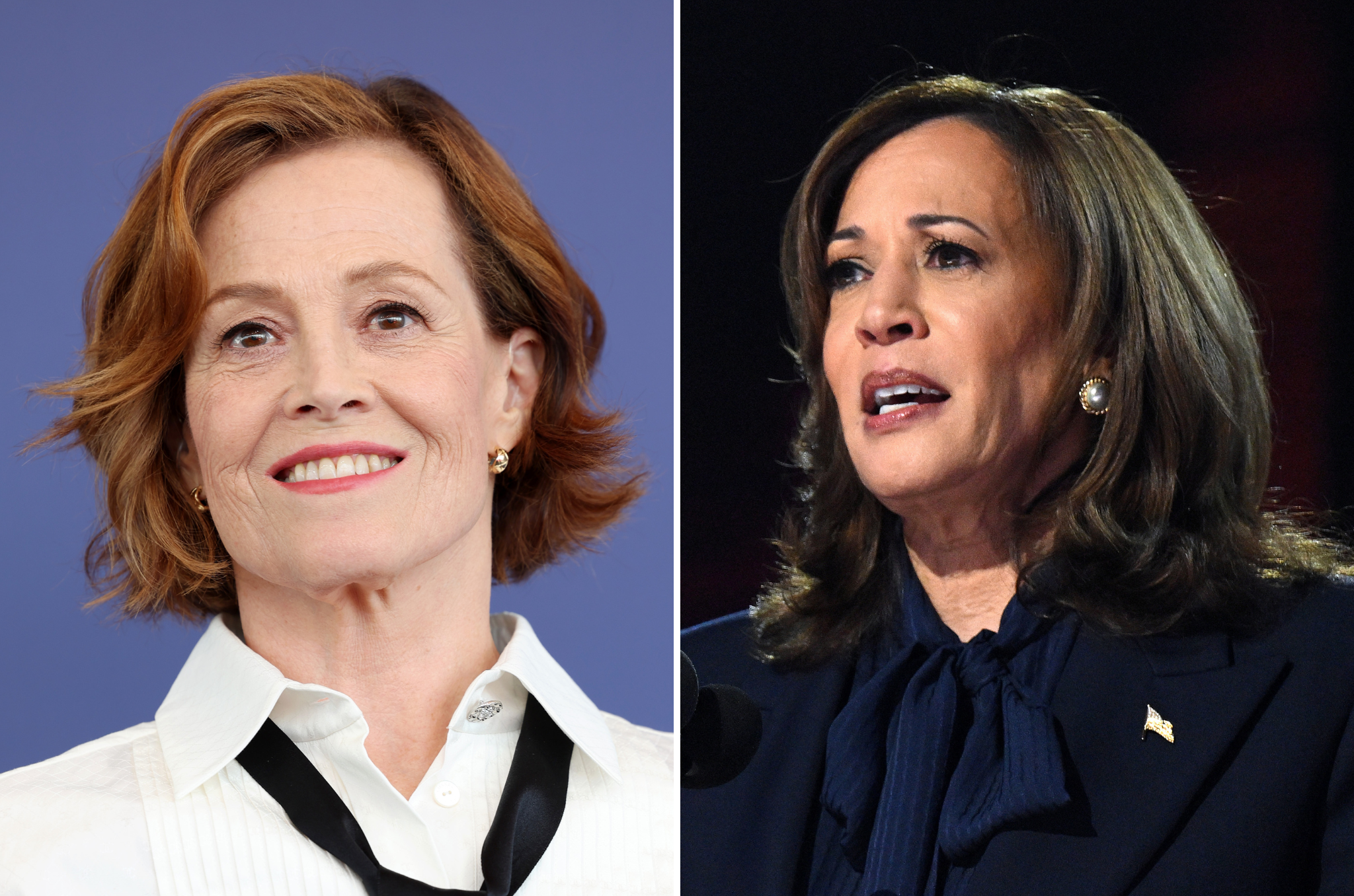 Sigourney Weaver said she’s so ‘excited’ for Vice President Kamala Harris