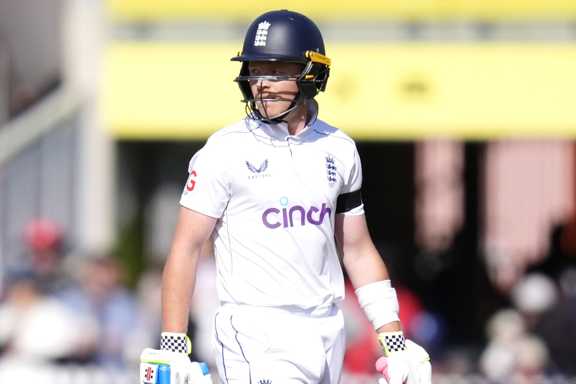 Ollie Pope made two scores of six at Emirates Old Trafford (Nick Potts/PA)