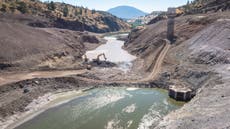 Workers are breaching Klamath dams, which will let salmon swim freely for first time in a century