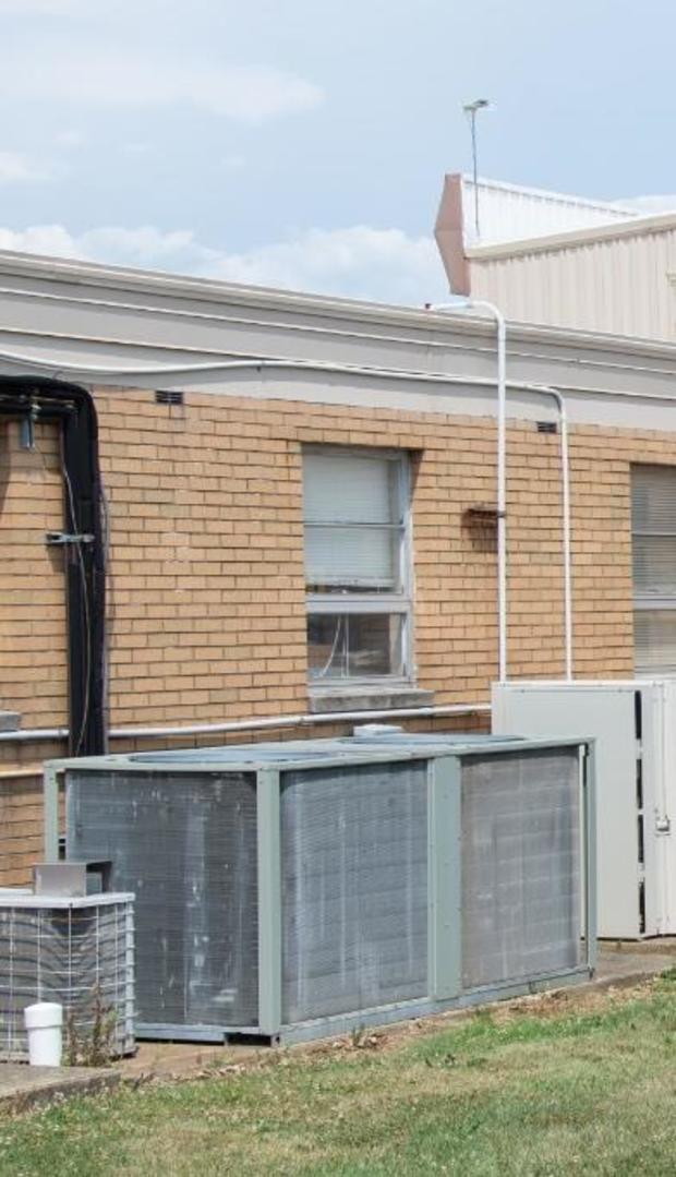 Thomas Matthew Crooks used the white air conditioning on the right to climb onto the roof of the building to take aim at Donald Trump