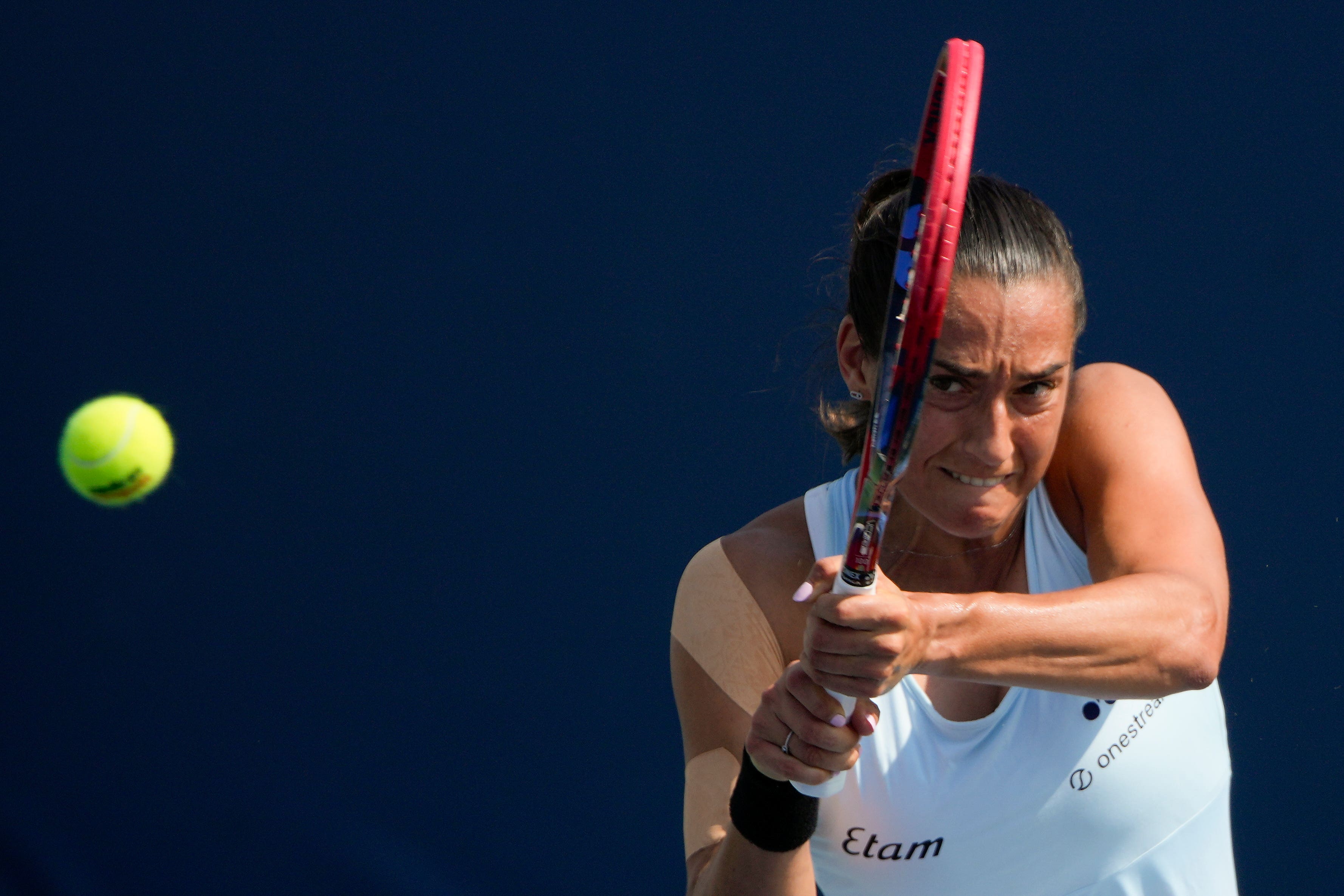 Garcia lost in the first round of the US Open (Pamela Smith/AP)