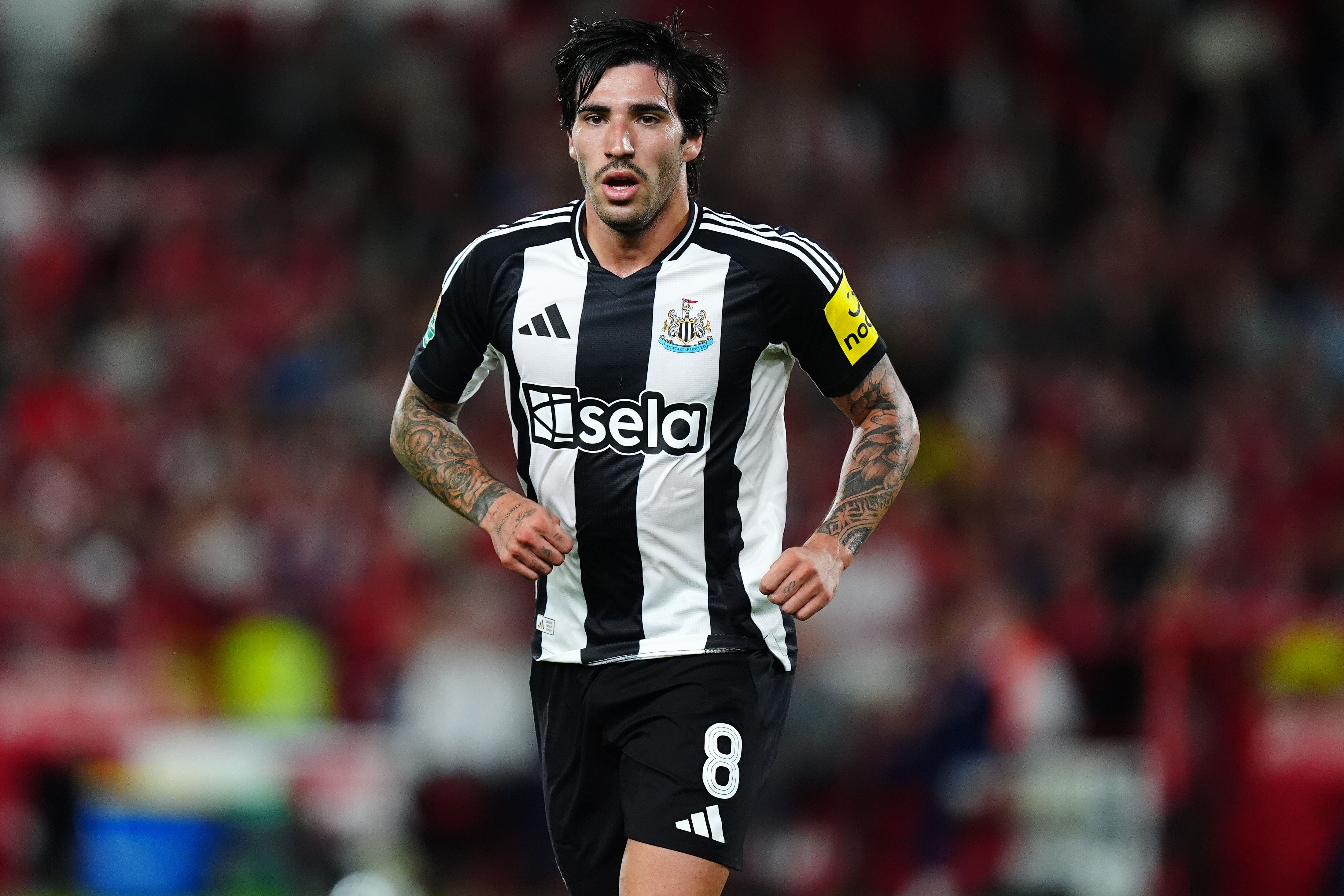 Sandro Tonali made his return for Newcastle