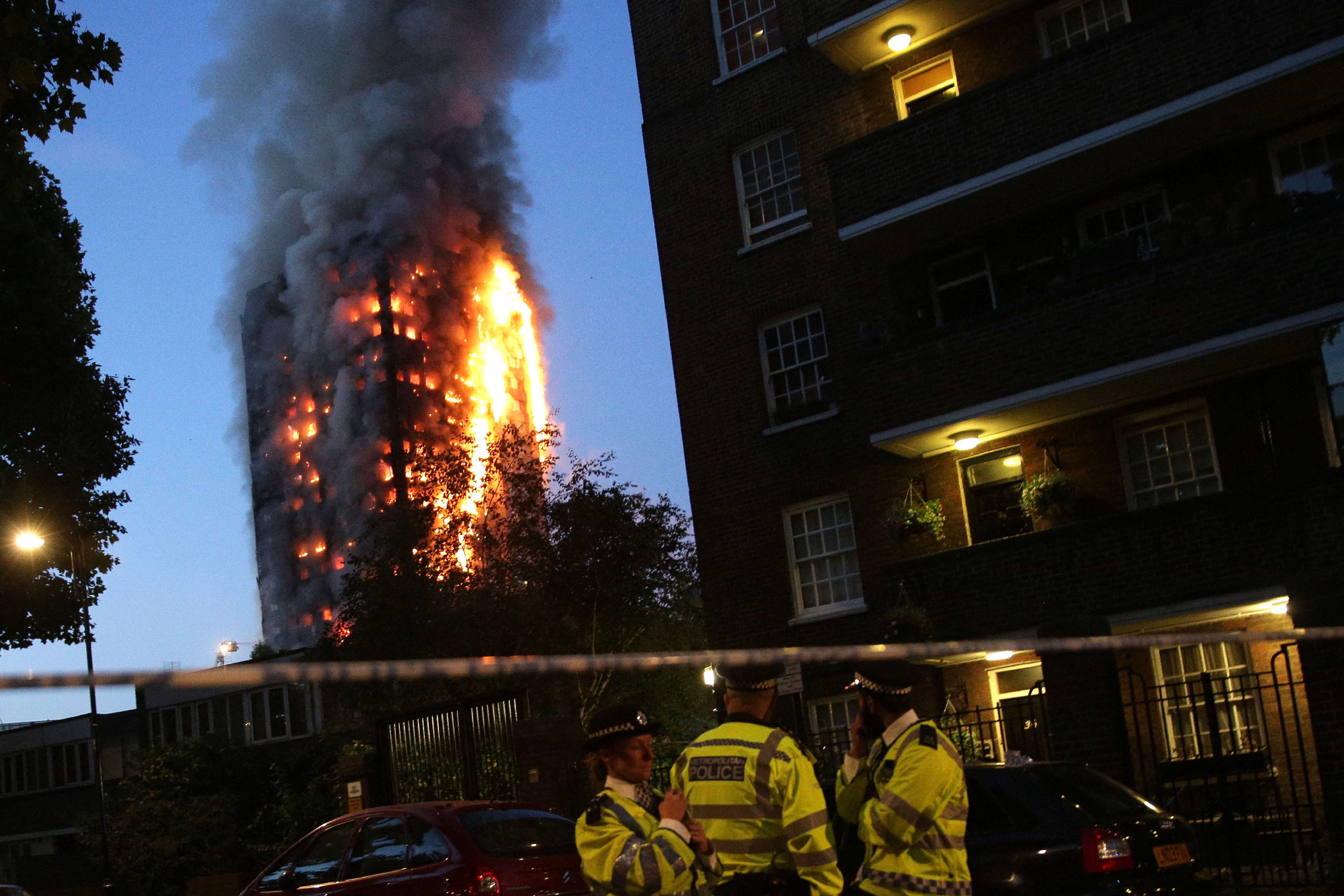 Survivors were left wandering the estate for hours before being allocated emergency accommodation