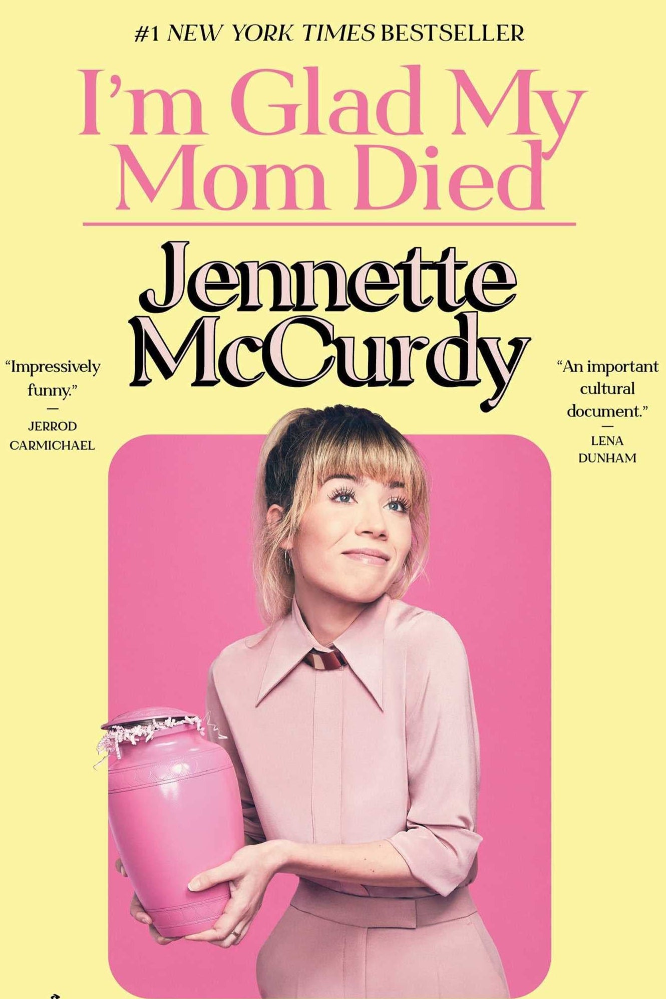 The arresting cover art for Jennette McCurdy’s ‘I’m Glad My Mom Died’