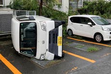 Millions told to evacuate as Typhoon Shanshan tears through southwestern Japan