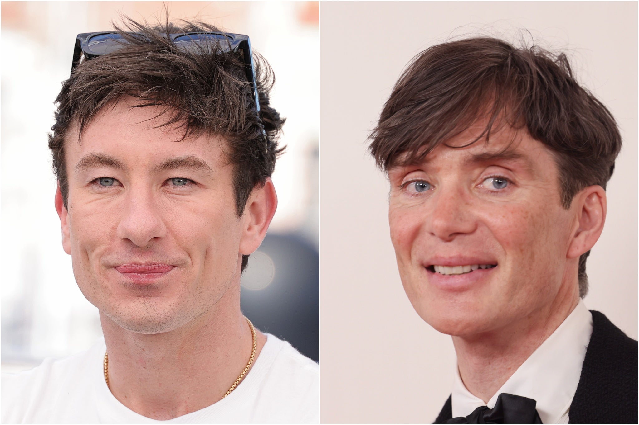 Irish actors Barry Keoghan (left) and Cillian Murphy will star in the upcoming spin-off of the film “Peaky Blinders.”