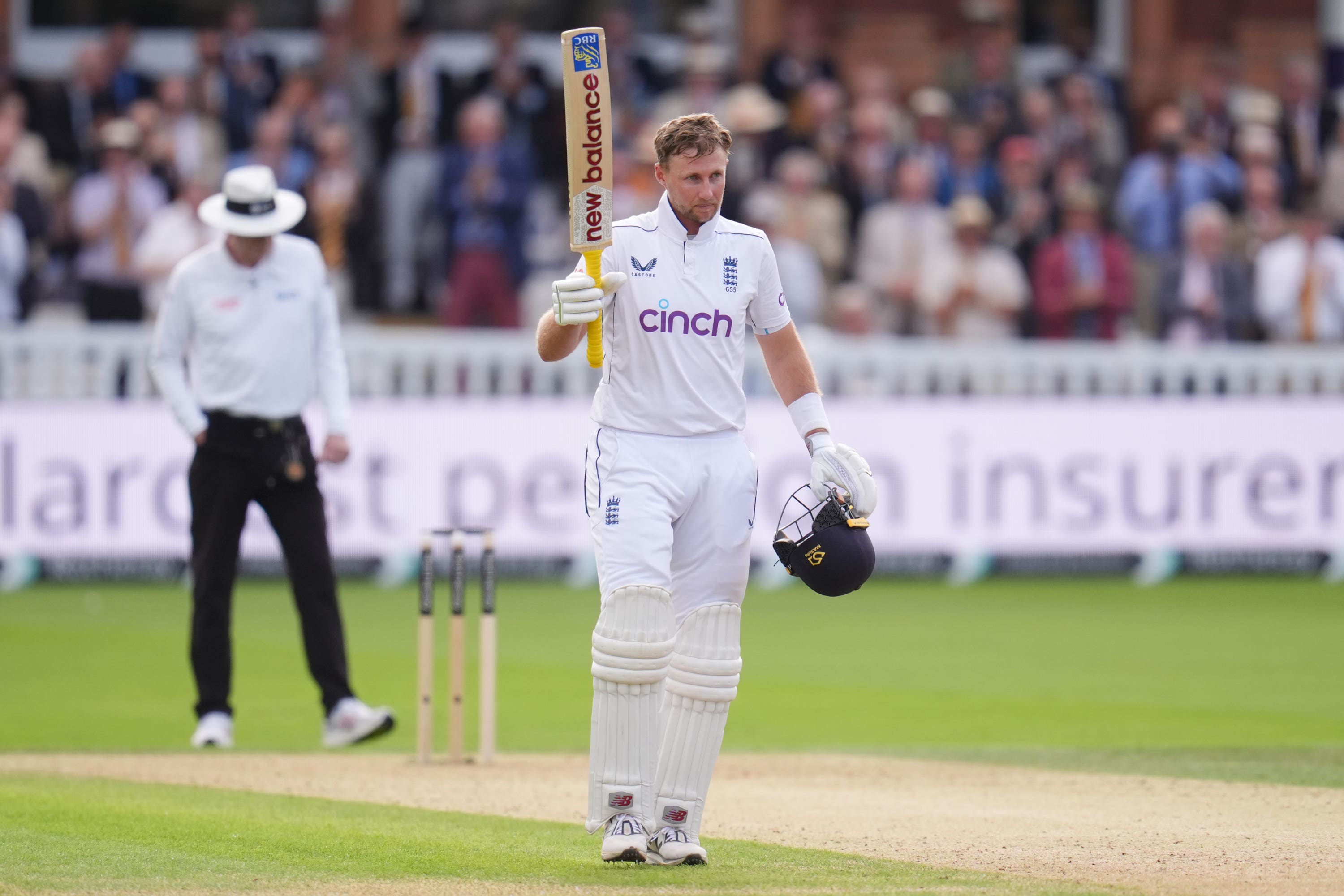 Joe Root, pictured, equalled Sir Alastair Cook’s England record for the most Test centuries (John Walton/PA)