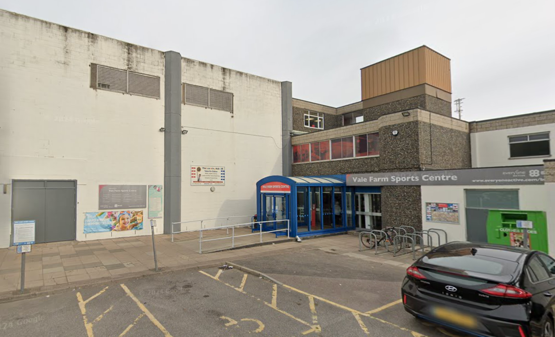 Nine children and two adults have been taken to hospital after a chlorine leak was reported in a leisure centre’s teaching pool.