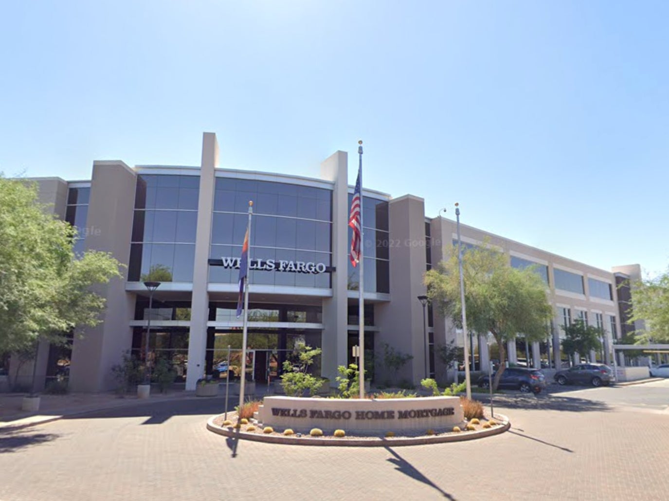 A Wells Fargo bank office in Tempe, Arizona where Denise Prudhomme, a 60-year-old employee, died on August 16 and was not found until four days later on August 20