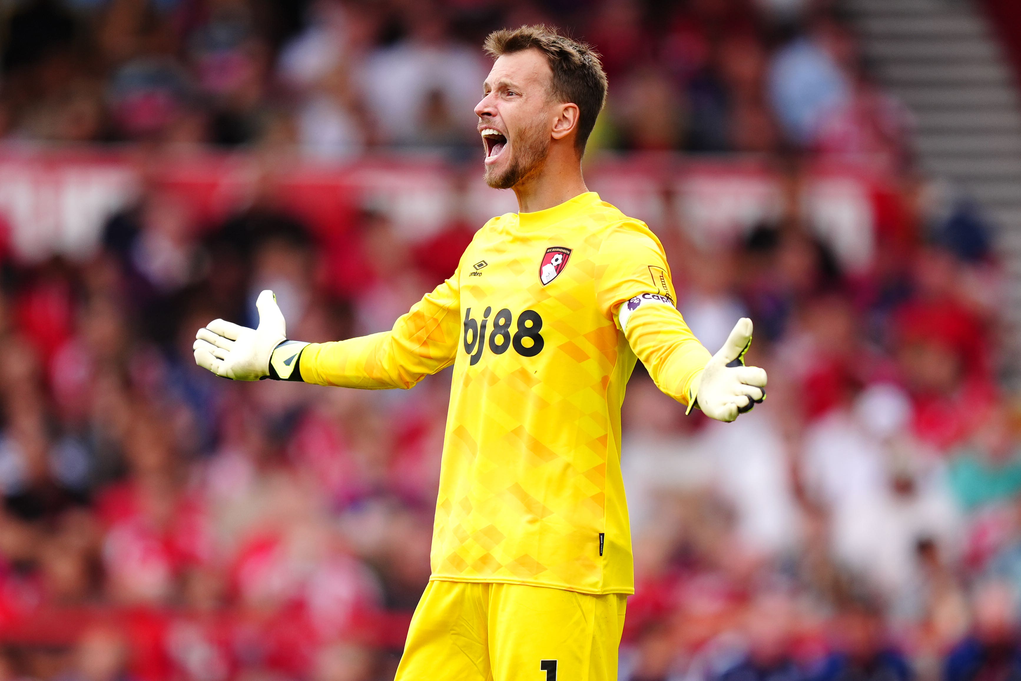 Bournemouth goalkeeper Neto joined Arsenal on deadline day (Mike Egerton/PA)