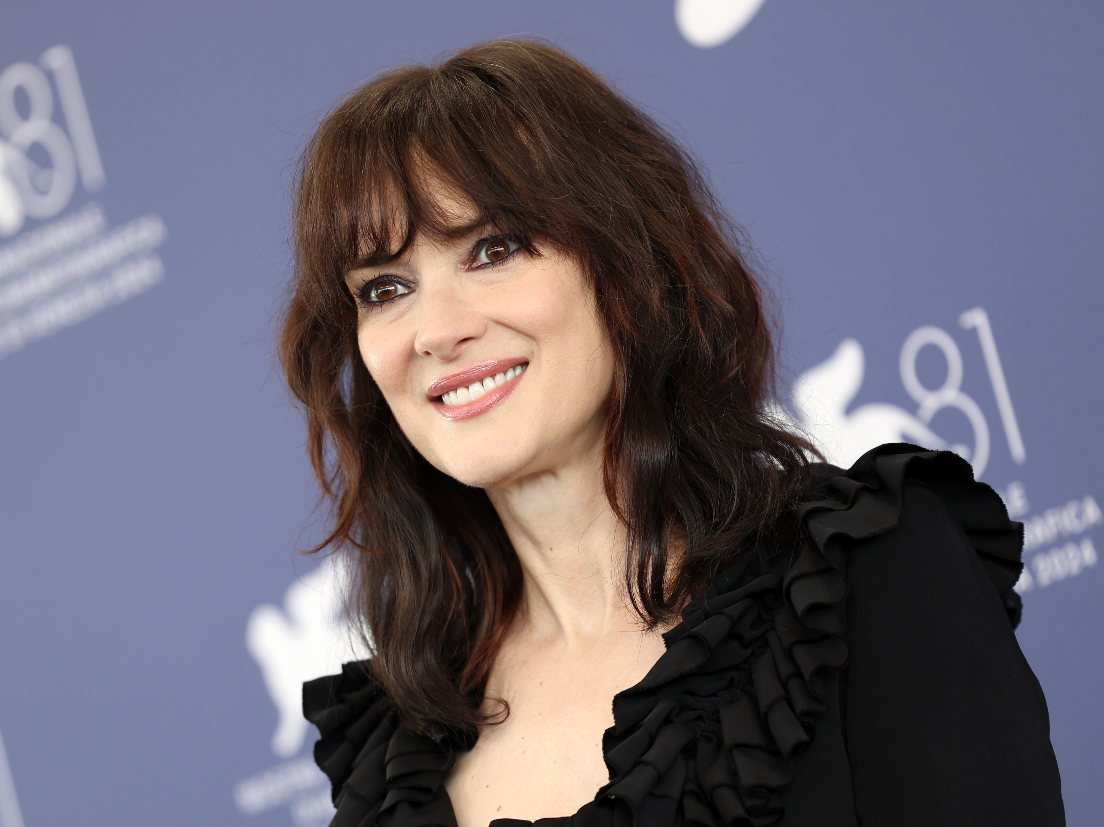 Winona Ryder at the 81st Venice International Film Festival