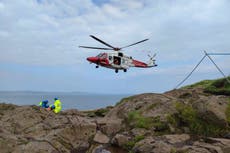 Man in his 80s airlifted after fall at Antrim tourist attraction