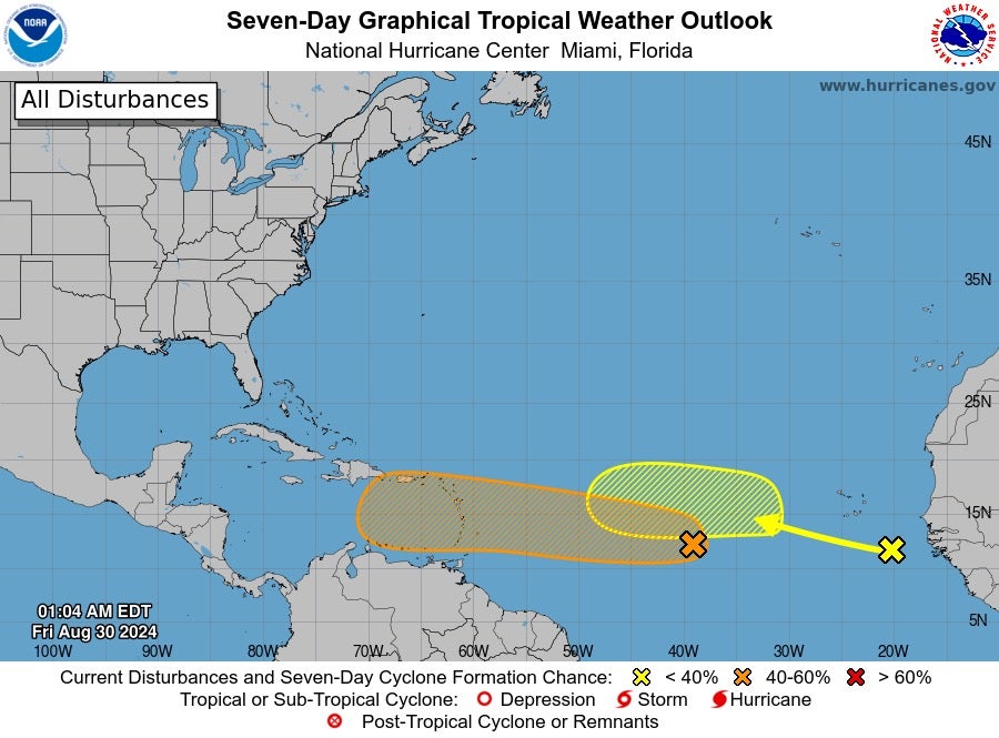 The waves come less than two months since the Caribbean was ravaged by Hurricane Beryl