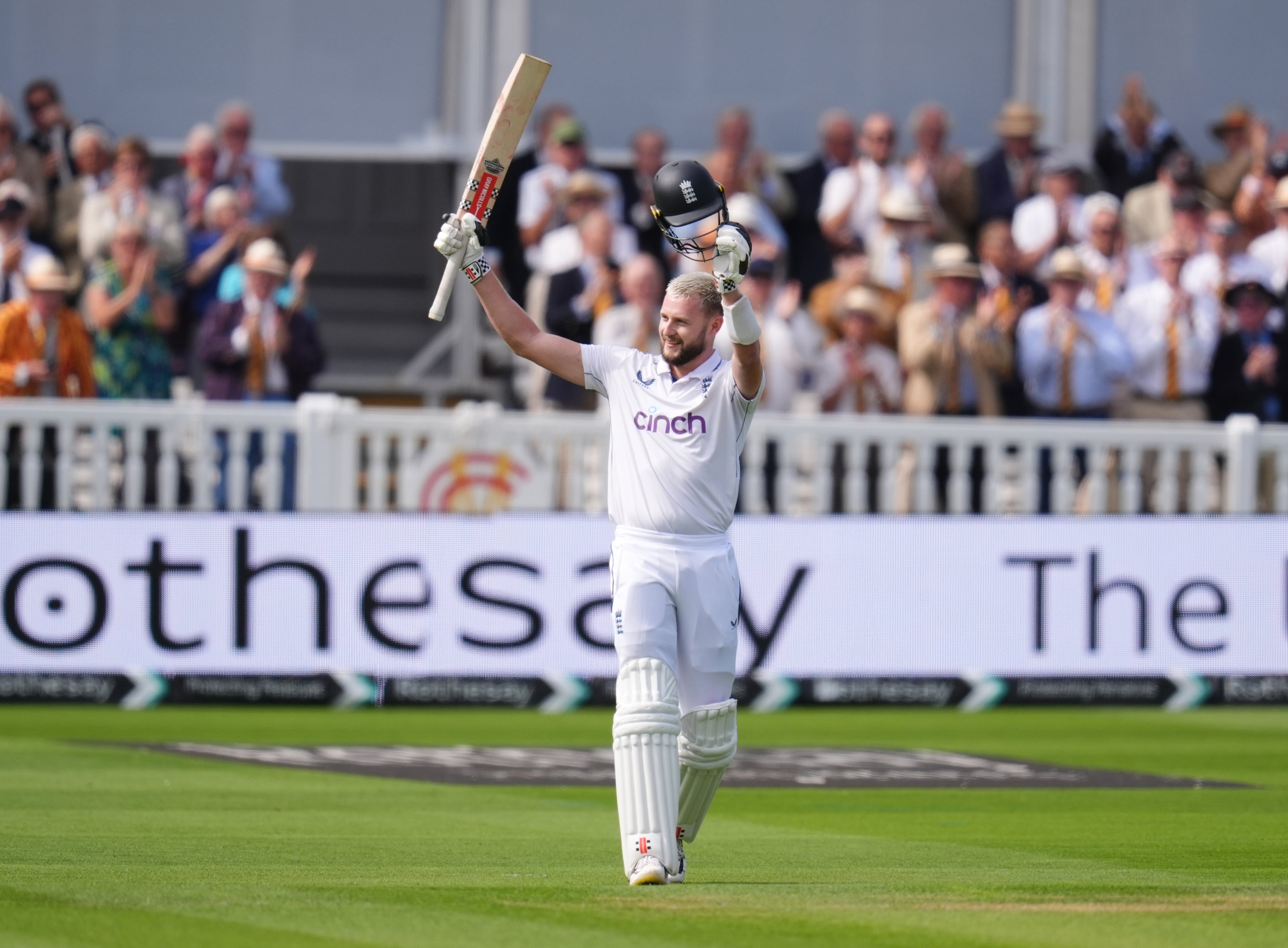 Gus Atkinson scored his maiden Test and first-class century against Sri Lanka at Lord's