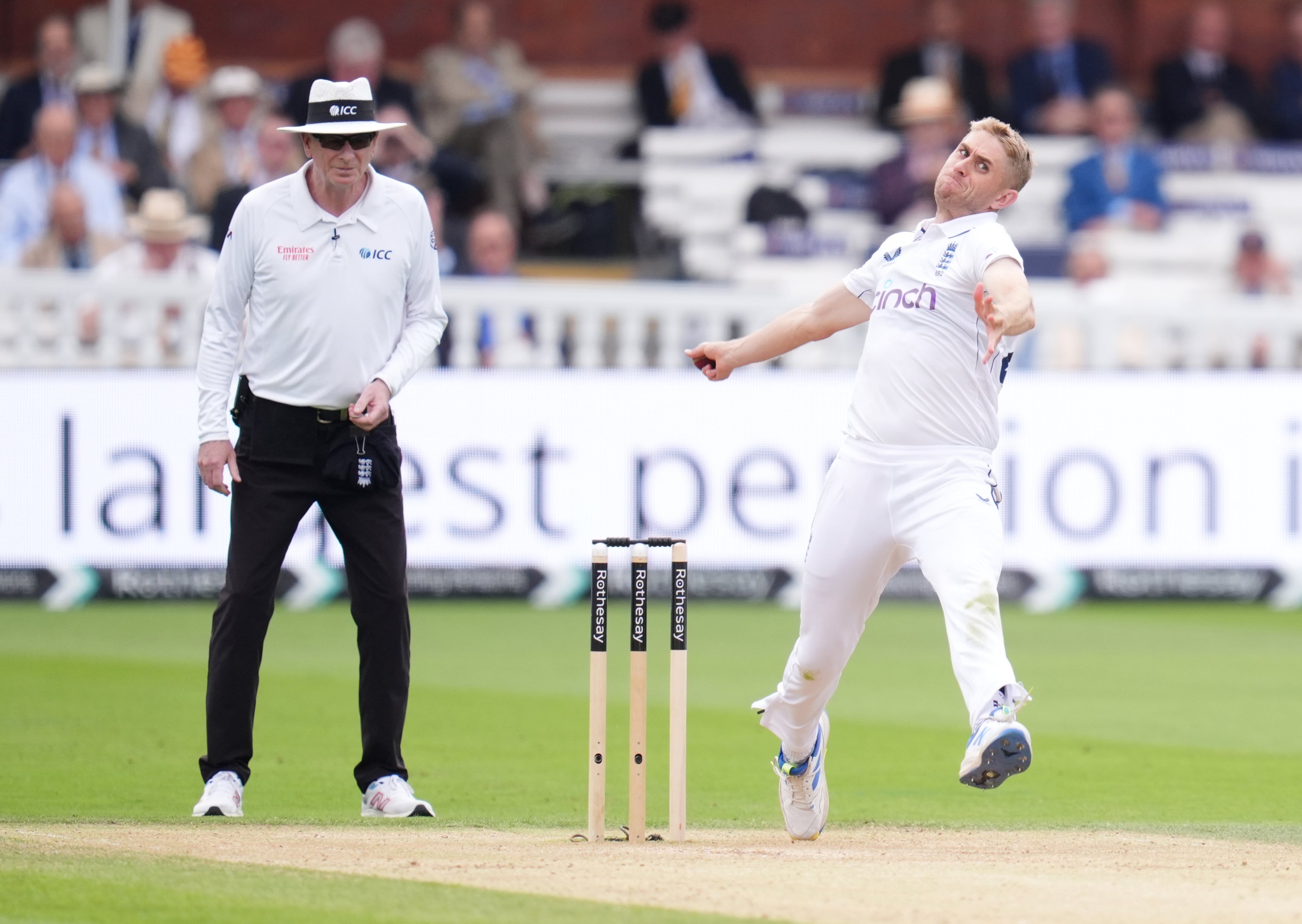 Olly Stone took two wickets on his recall to the Test side