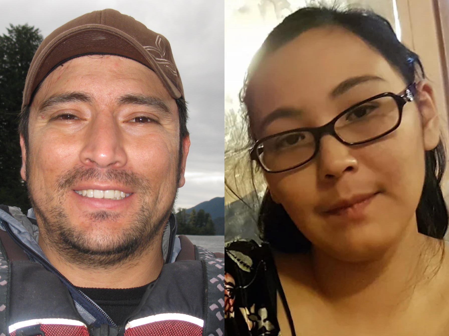 Joseph Balderas, (left) and Florence Okpealuk (right) vanished from Nome, Alaska, four years apart