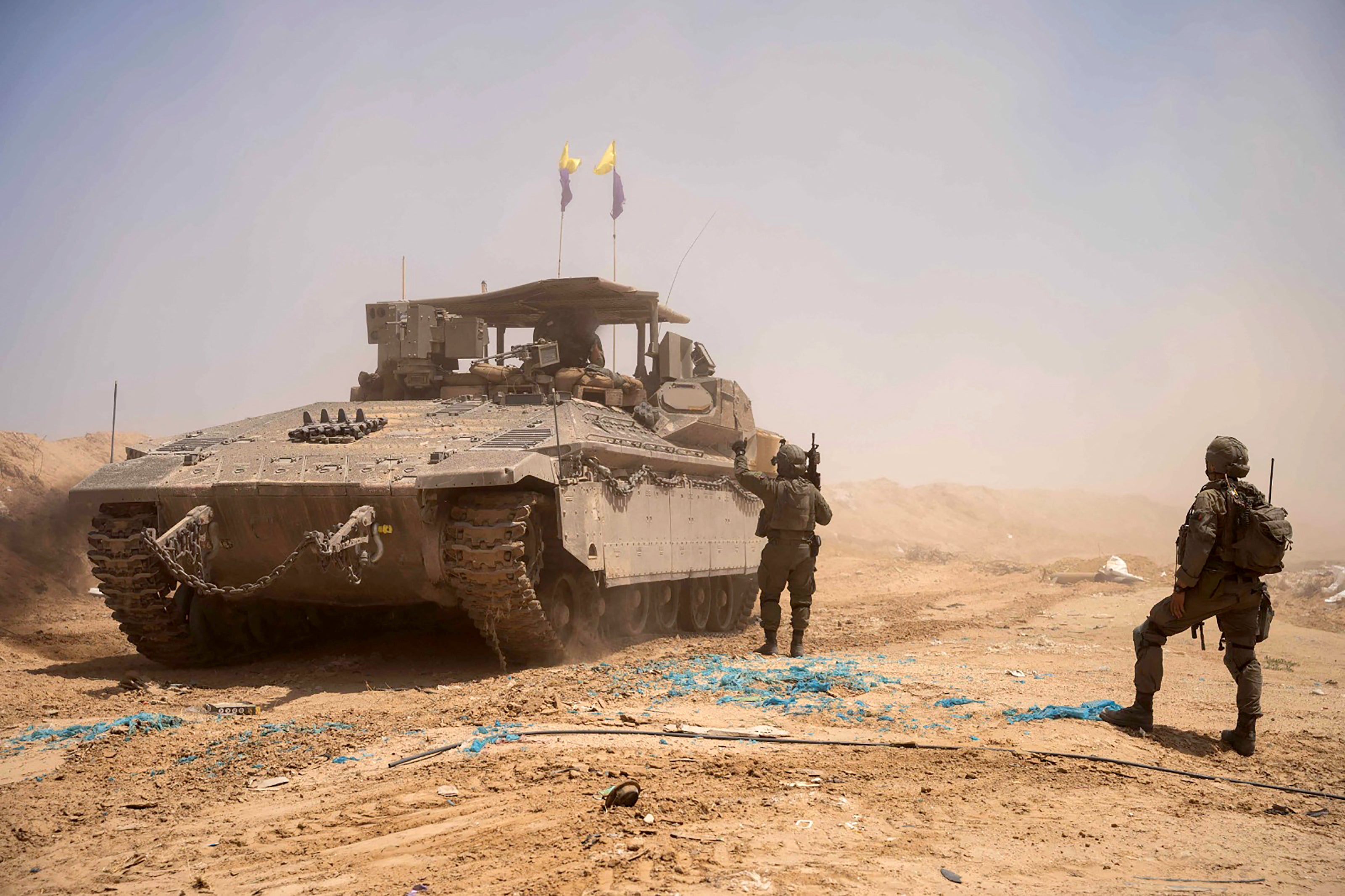 Israeli troops carry out ground operations in Gaza