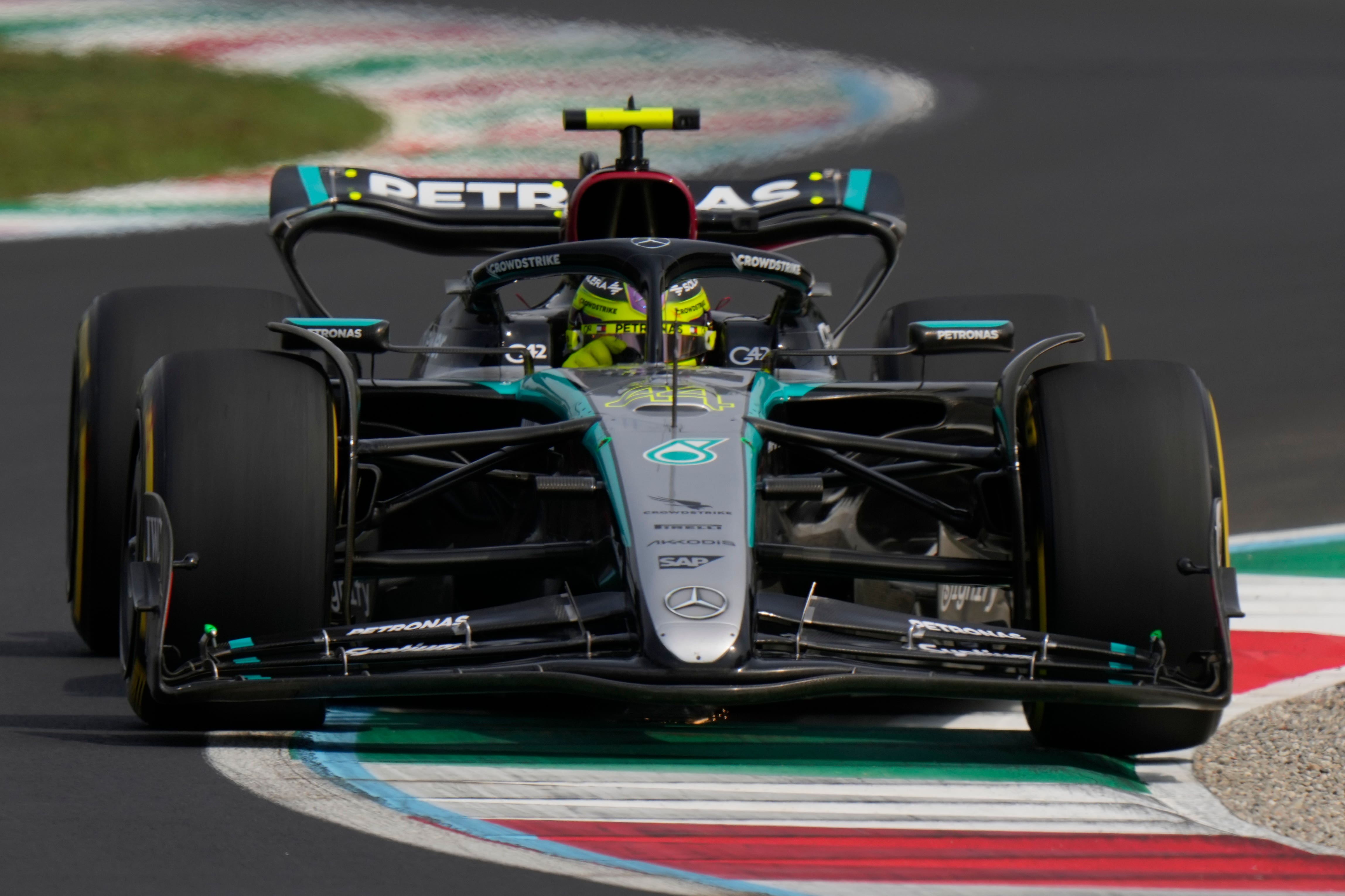 Lewis Hamilton finished fastest in final practice for the Italian GP (Luca Bruno/AP)