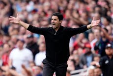 Arsenal boss Mikel Arteta bemoans ‘inconsistency’ after Declan Rice’s controversial red card