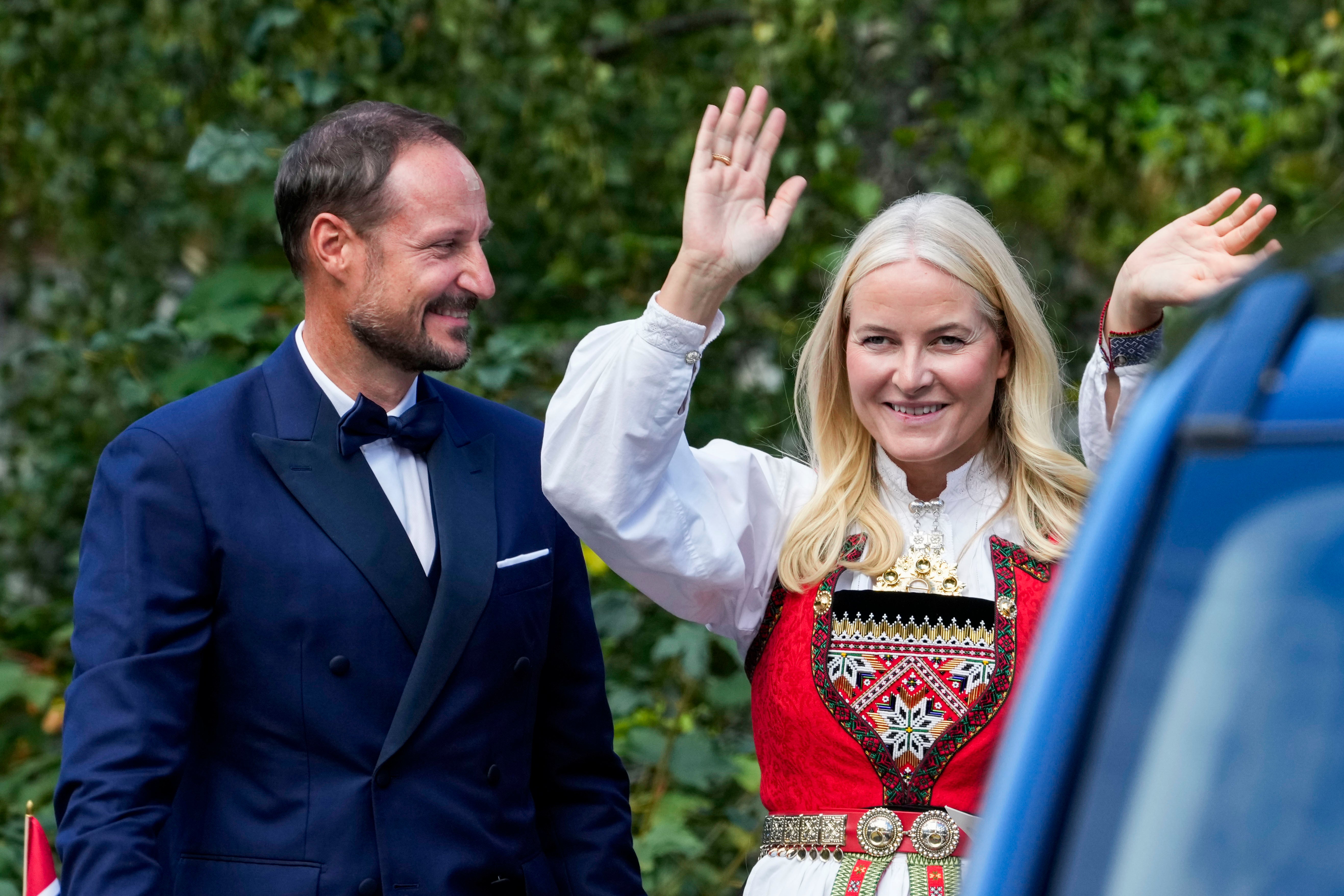 Crown princess Mette-Marit (right) said she regretted her correspondence with Epstein