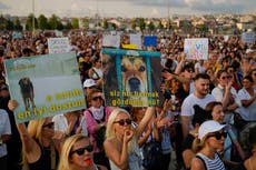 Thousands of Turks protest controversial law to remove stray dogs