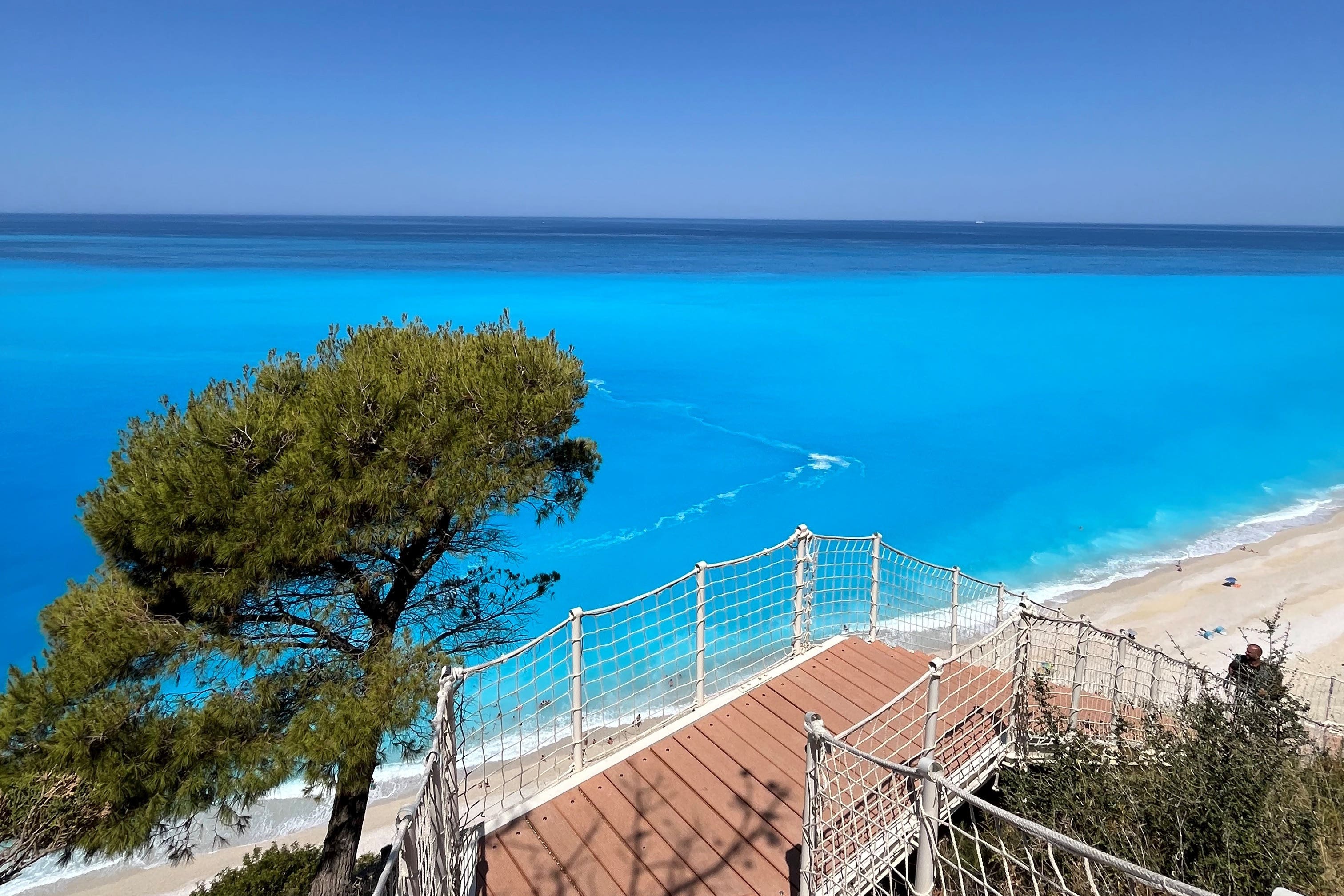 Holiday bliss: Egremni beach, Lefkada