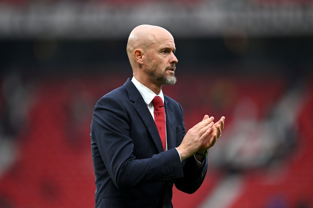 Ten Hag clashed with a journalist after United’s 3-0 defeat