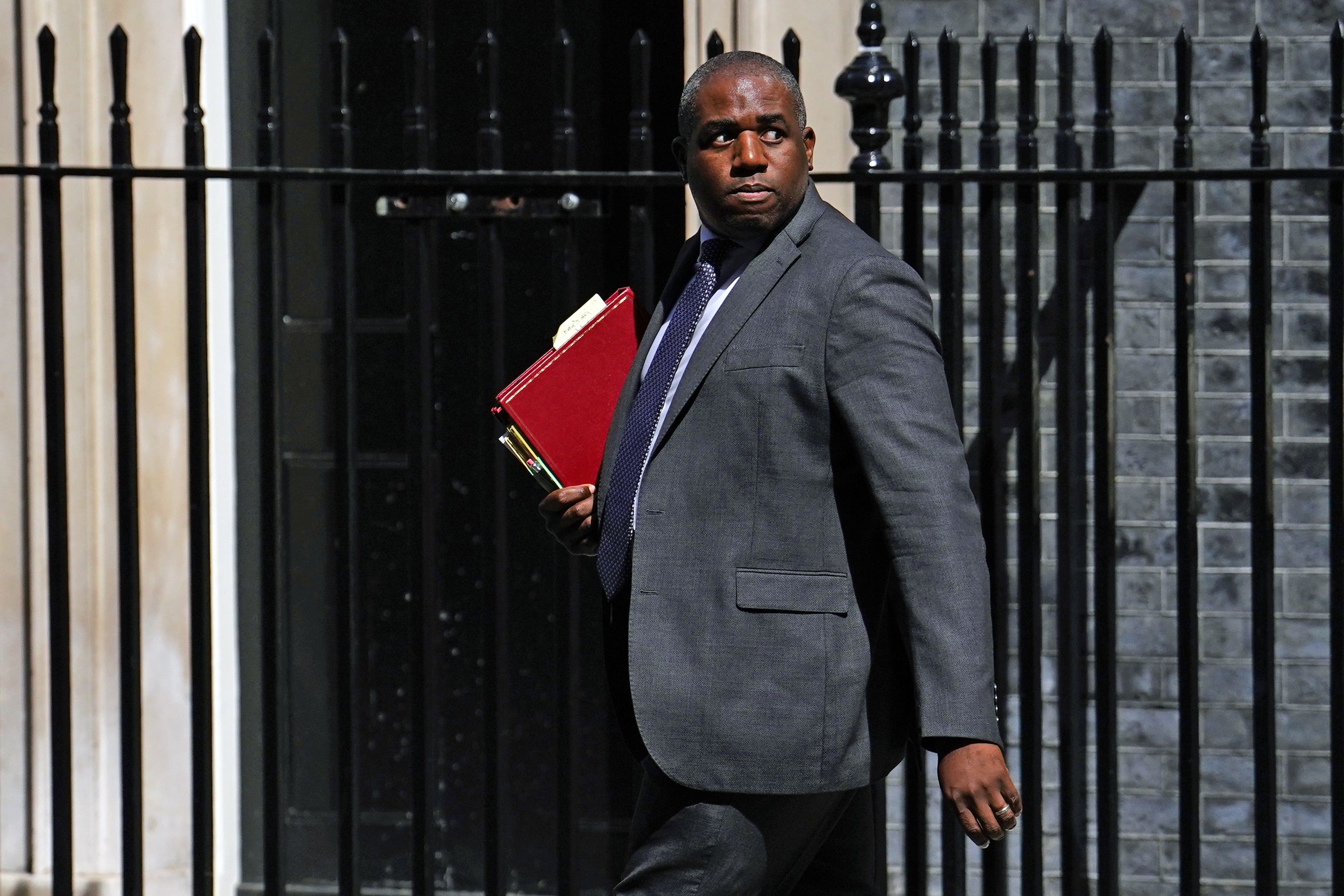 Foreign Secretary David Lammy (Jordan Pettitt/PA)